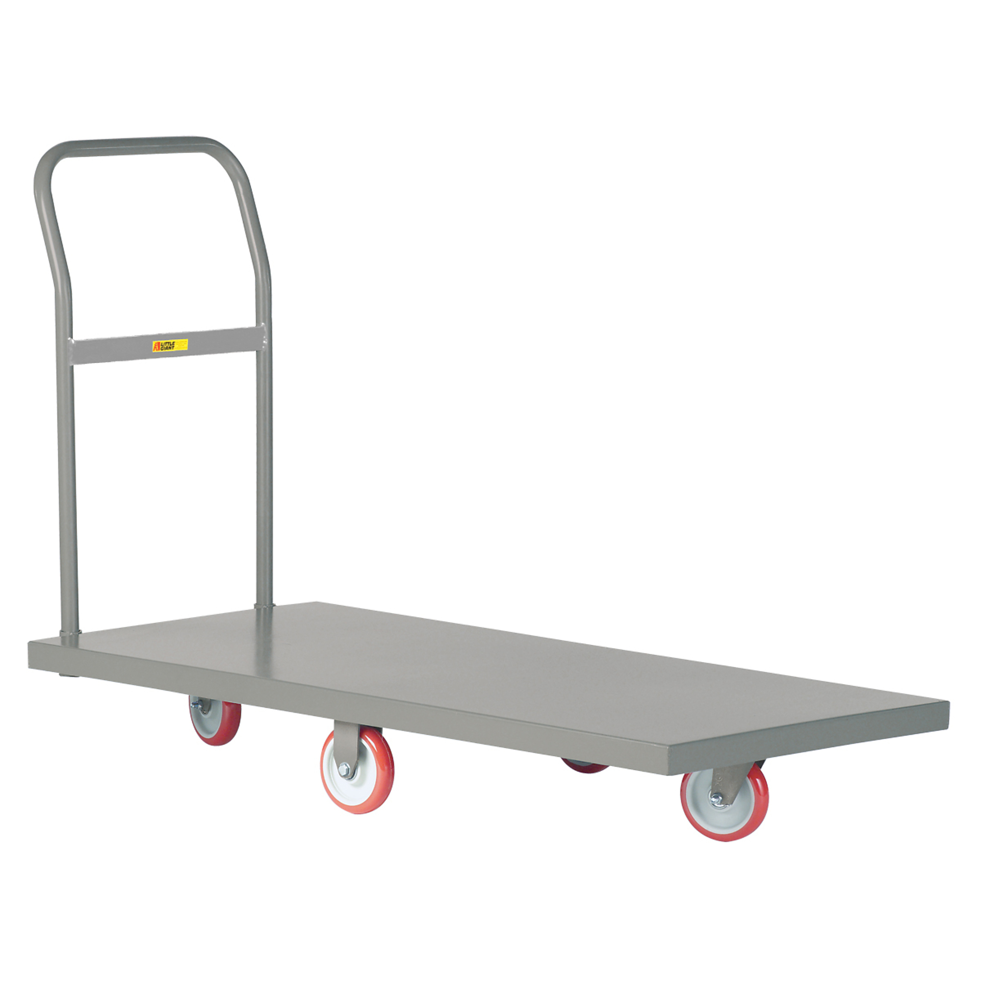 Little Giant Quick Turn Platform Truck - 24in. x 48in., 1200-Lb. Capacity, Steel Deck, Non-Marking Wheels, Model# T720-DIA-UPS