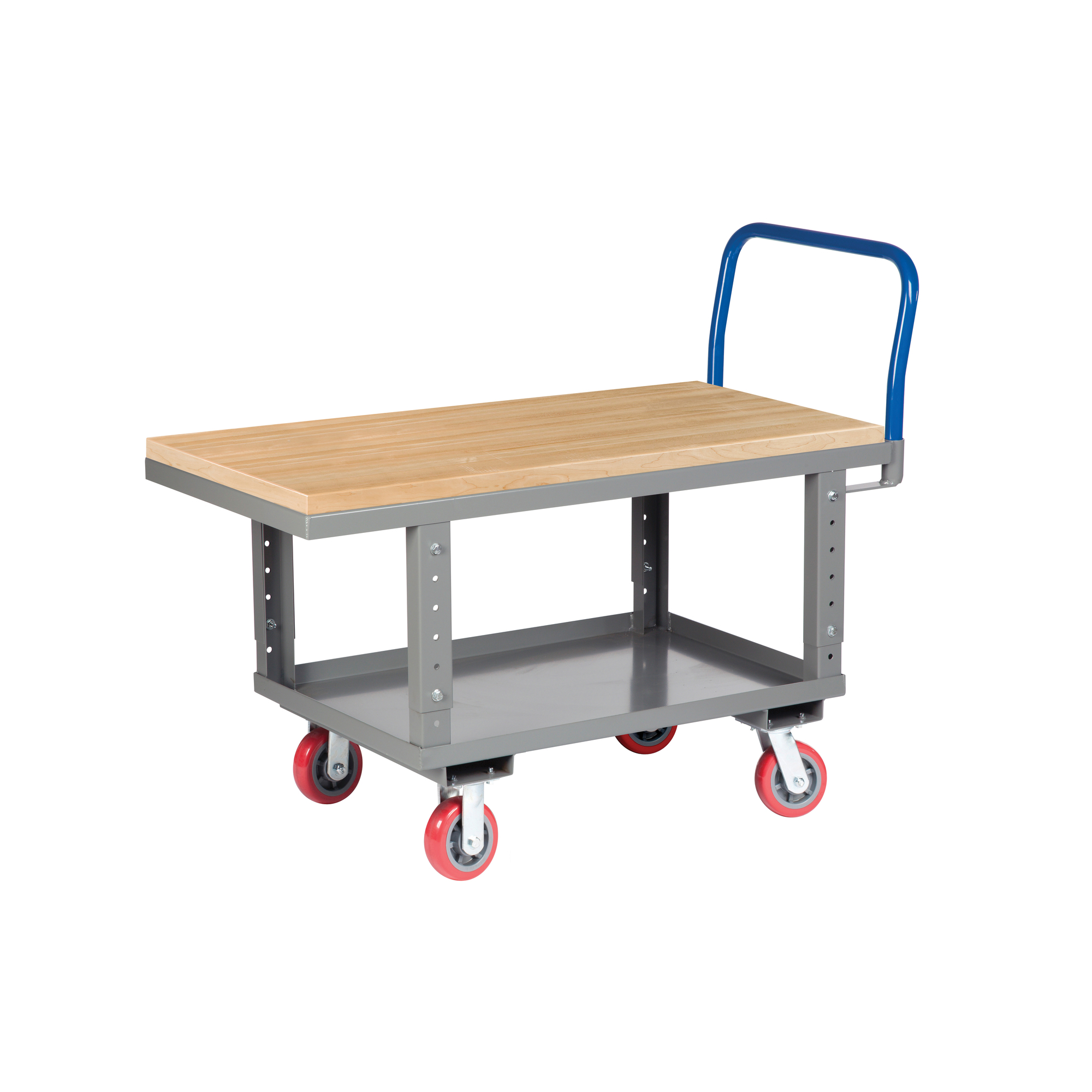 Little Giant Ergonomic Work Height Platform Truck, Capacity 2,000 lb, Platform Width 30 in, Model# RNJ2-3048-6PY-AH
