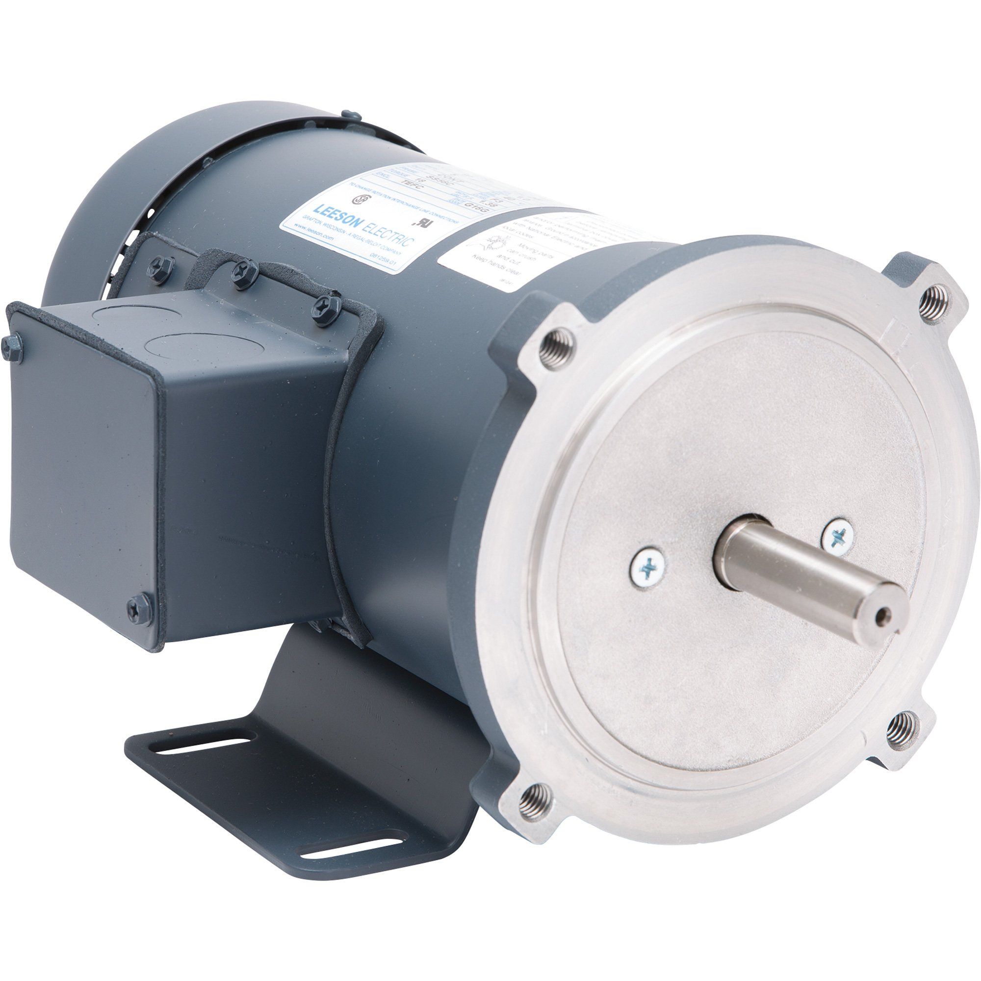 Leeson SCR Rated 90 Volt DC Electric Motor — 1/2 HP, 1,750 RPM, 5 Amps, Model# 098000.00