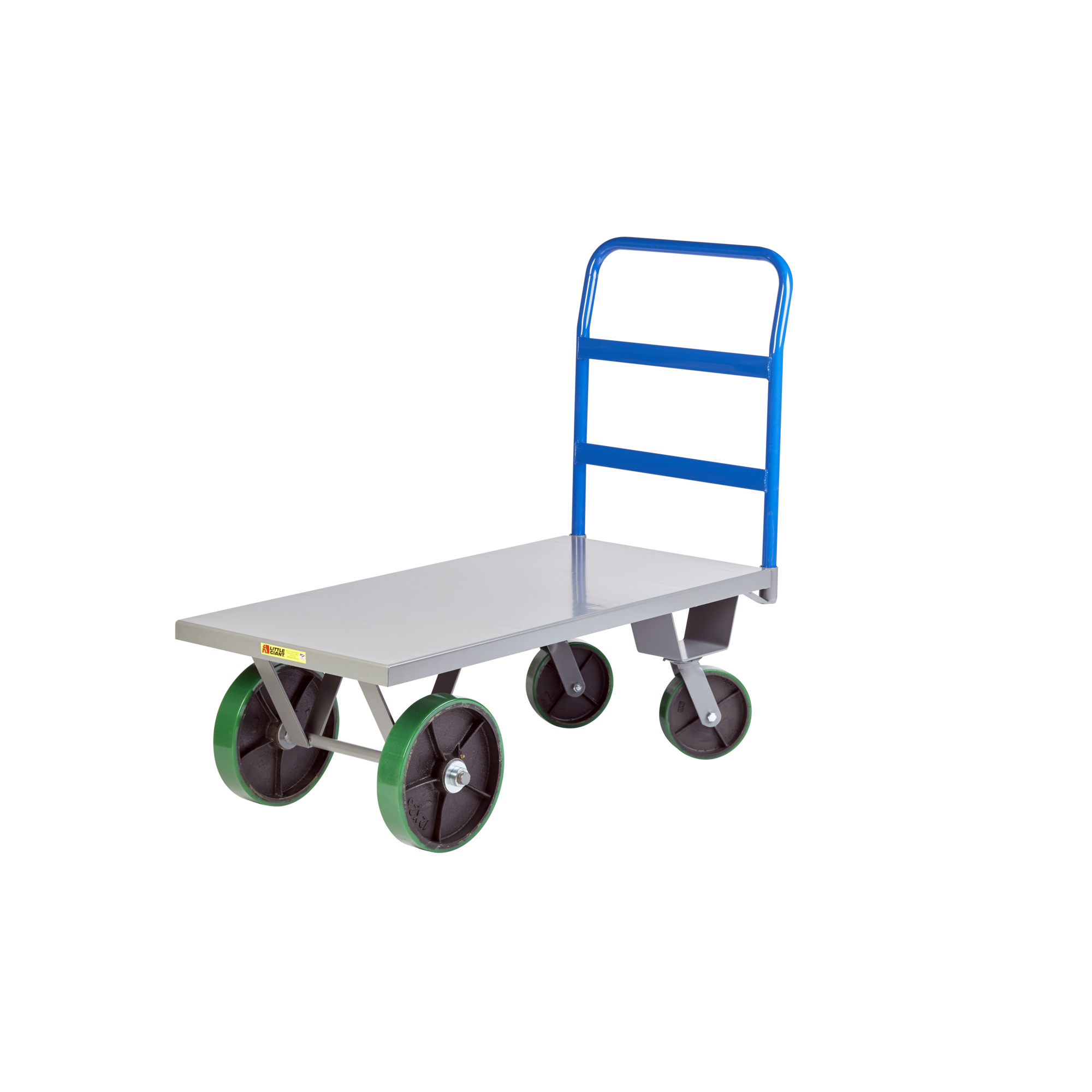 Little Giant Extra Heavy-Duty Platform Truck - 30in. x 72in. Deck, 4000-Lb. Capacity, Polyurethane Wheels, Model# NBH-3072-PU