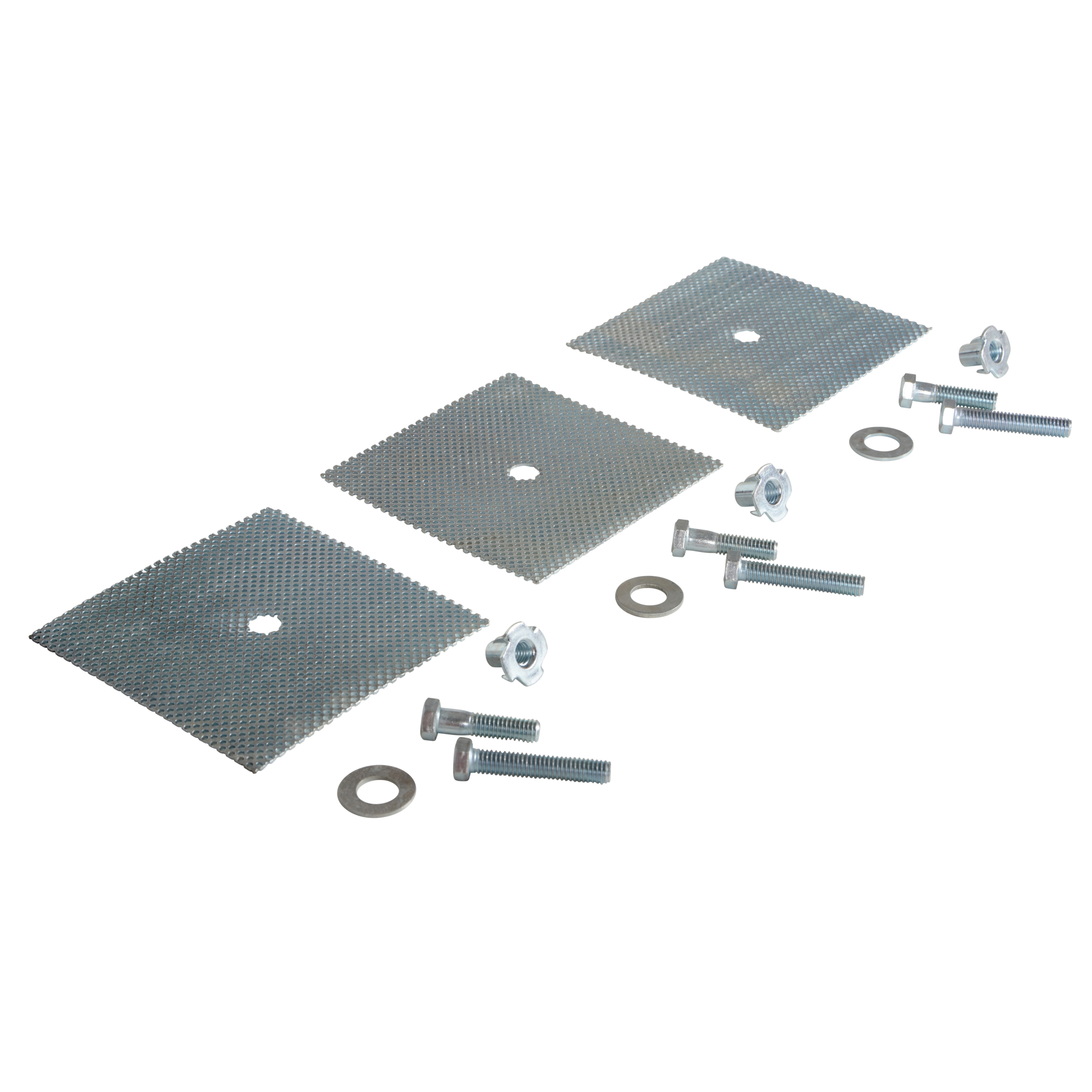Vestil Speed Bump Glue Down Hardware Kit - 3 Holes, 9in. Length, Plastic, Model# SB-48-GDK