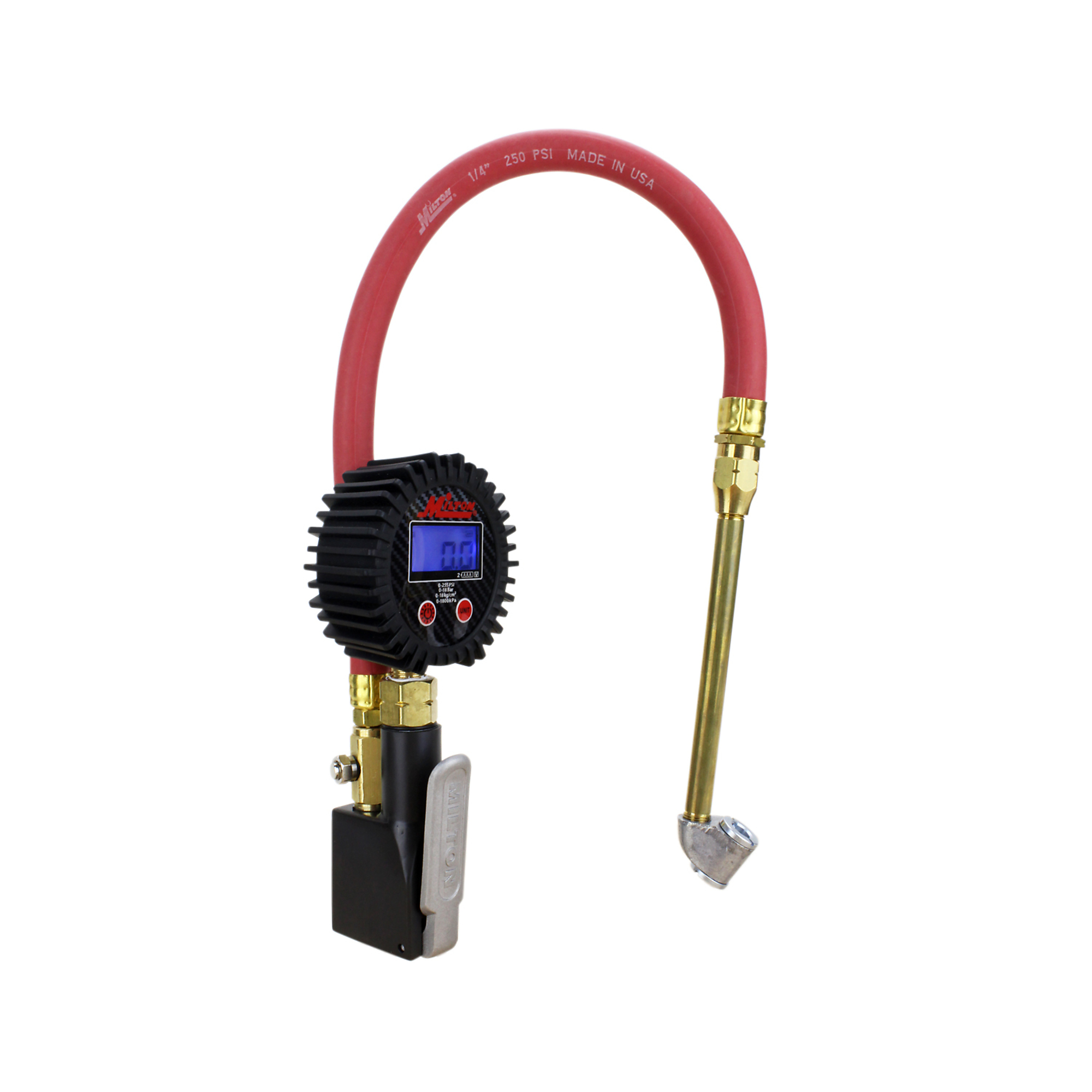 Milton, Digital  Air Gauge with Stubby Casting Dual Chuck Head, Model# S-530