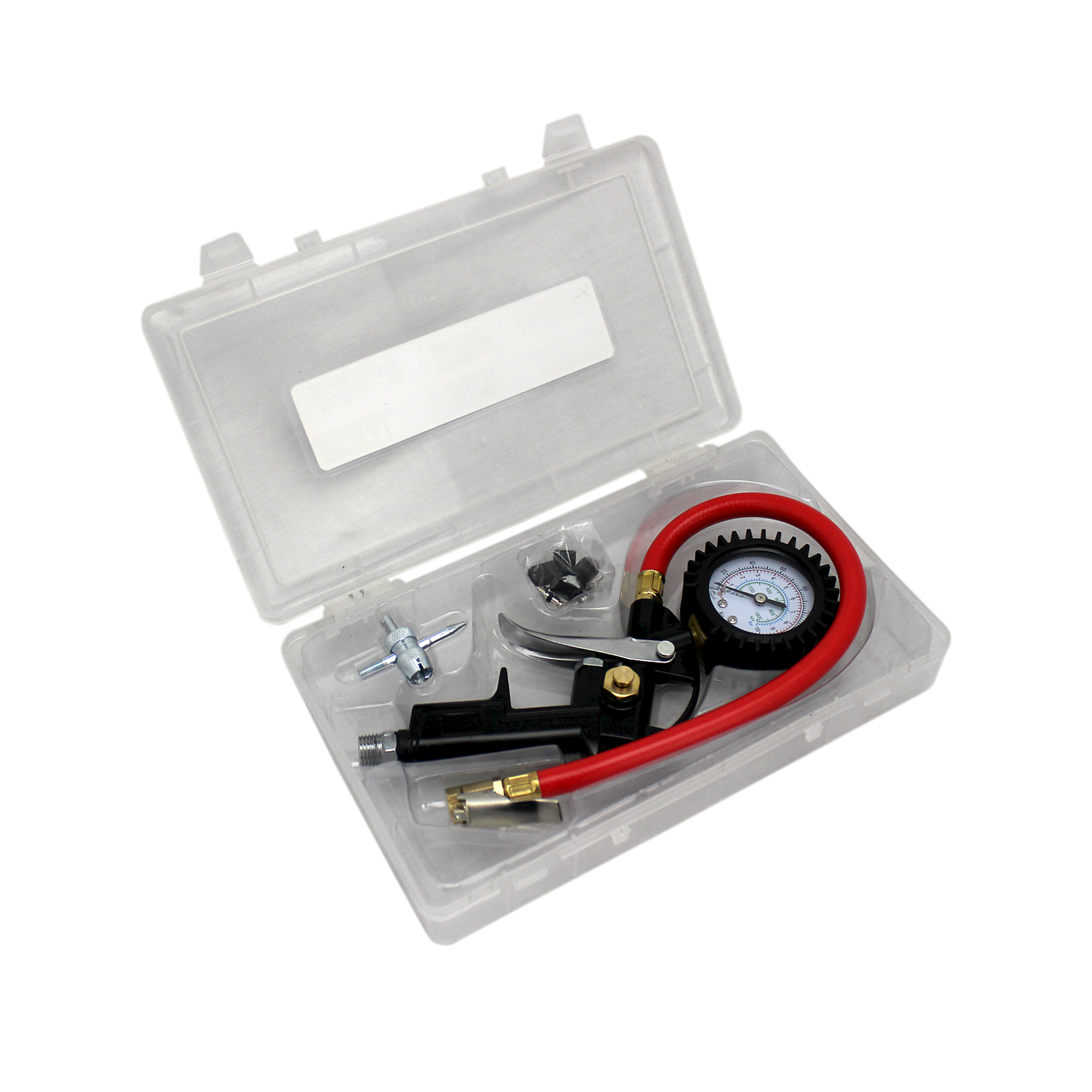 EXELAIR by Milton, 10 Piece Pistol Analog Inflator Air Gauge Kit, Model# EX0510PKIT