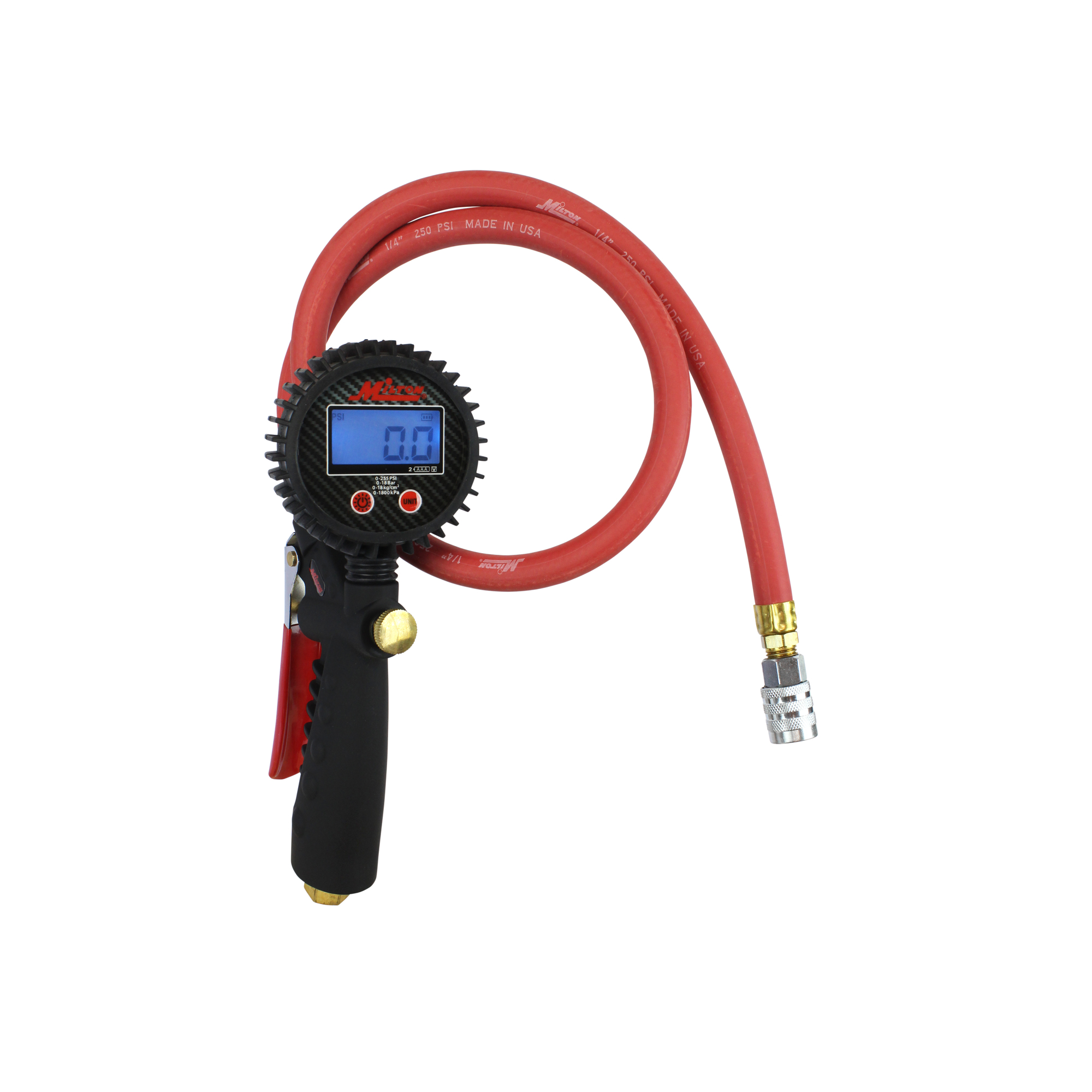 Milton, Digital Inflator Air Gauge with Kwik Grip Safety Chuck, Model# 572D