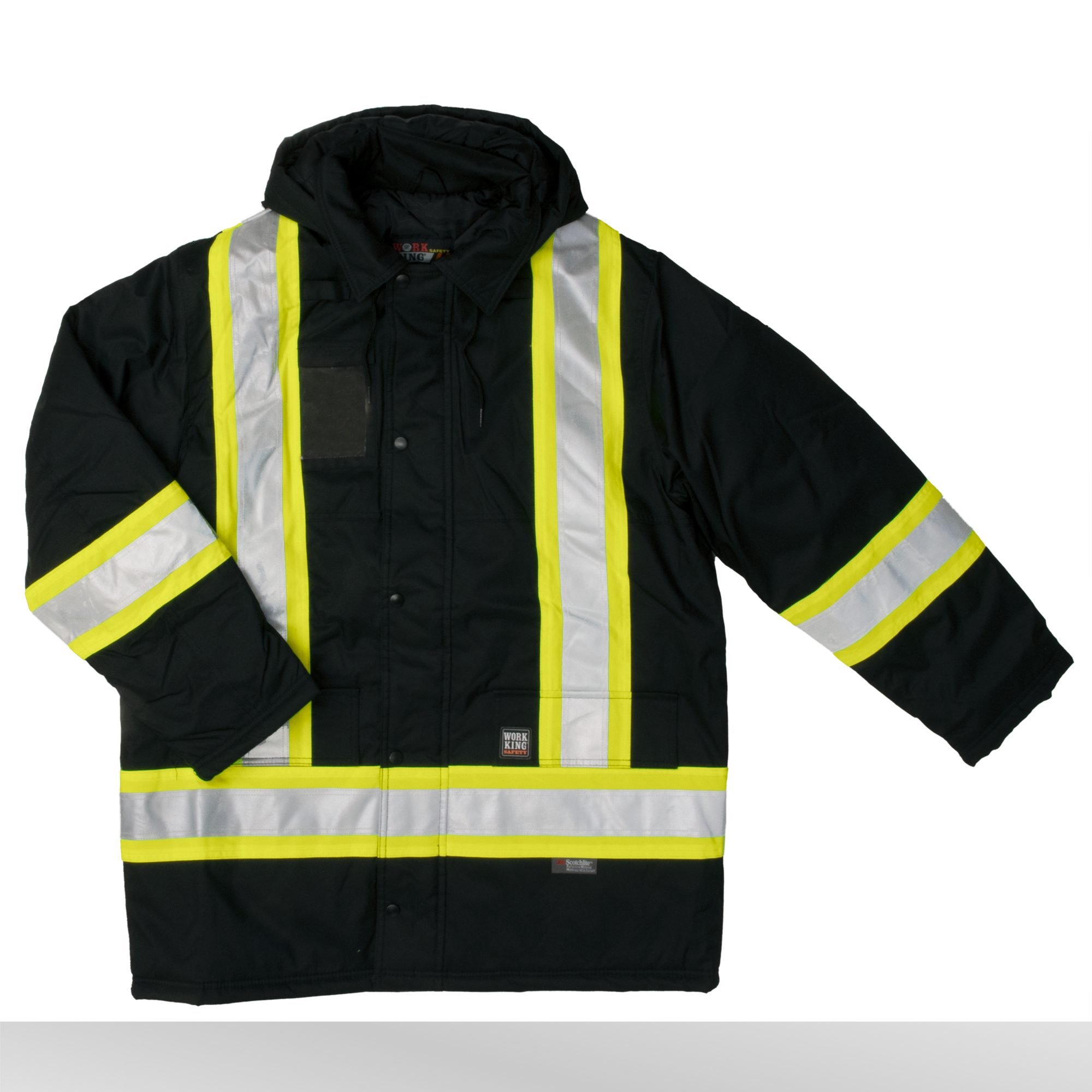 BRIEFING 新品　WS WARM LOGO LINE PARKA S Tough Duck, Lined Safety Parka, Size 2XL, Color BLACK, Model