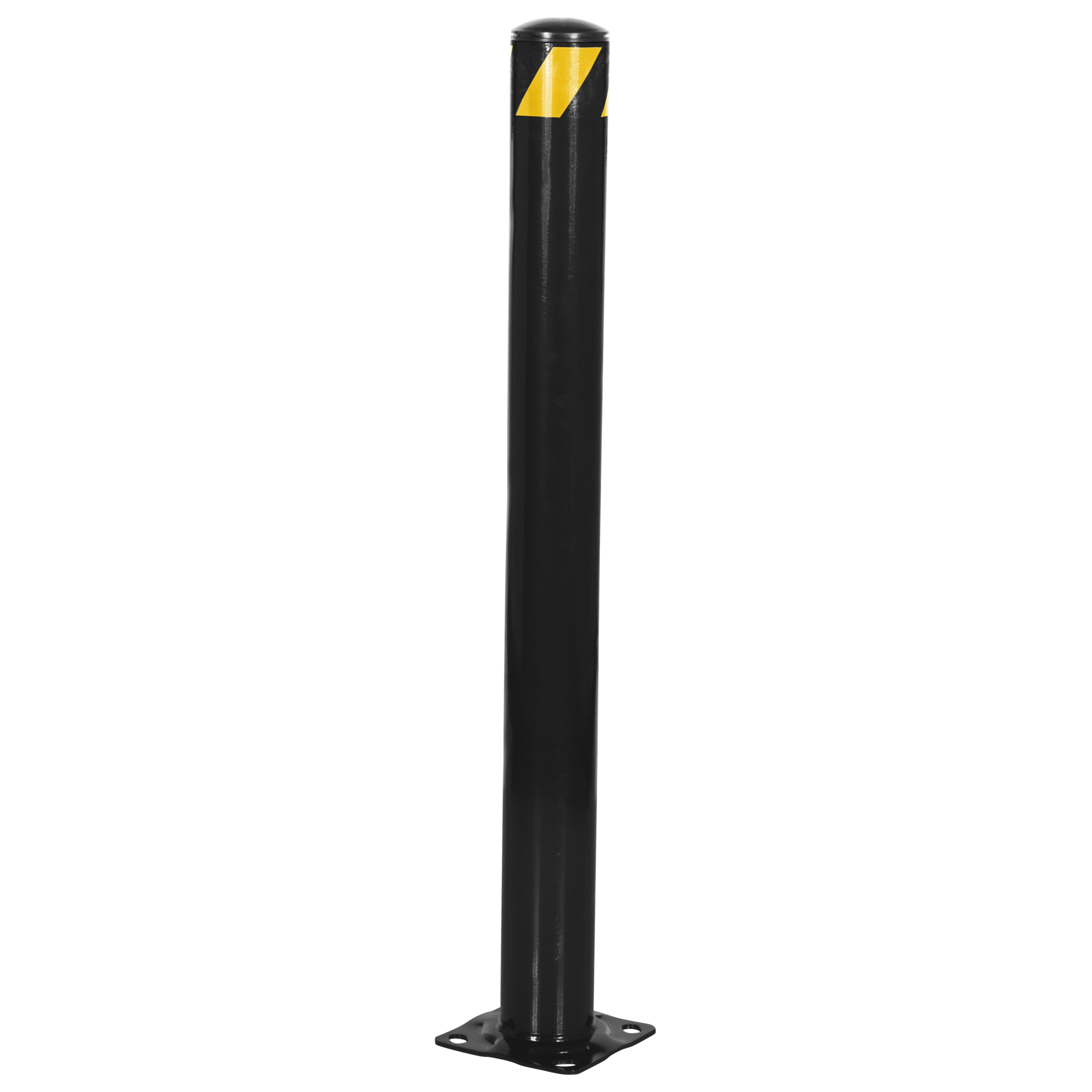 Vestil, 42in.x4.5in. Pipe safety bollard black, Height 42 in, Model