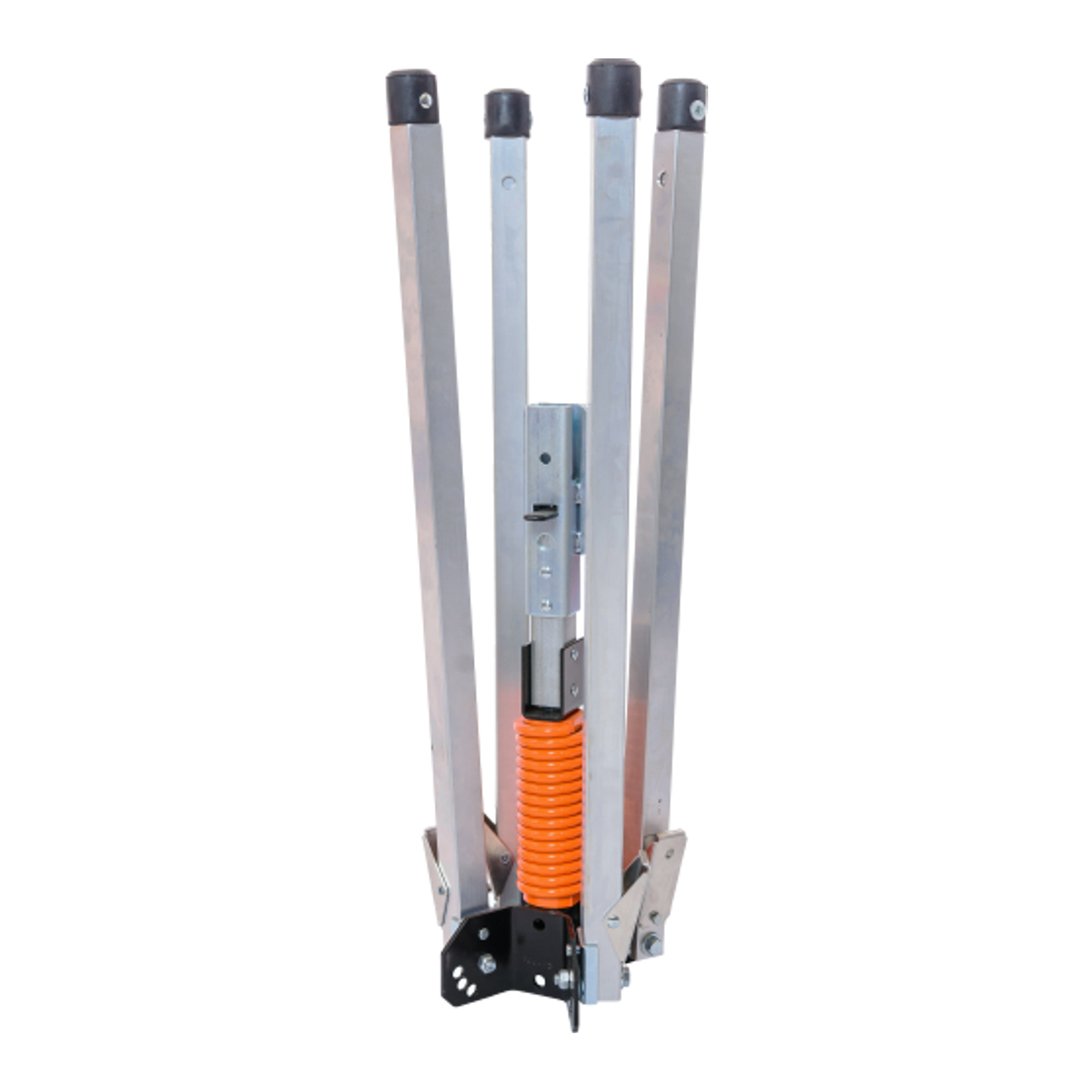 Eastern Metal Apex Recoil Steel Compact Sign Stand (Coil Spring), Silver, Model# AR-Steel