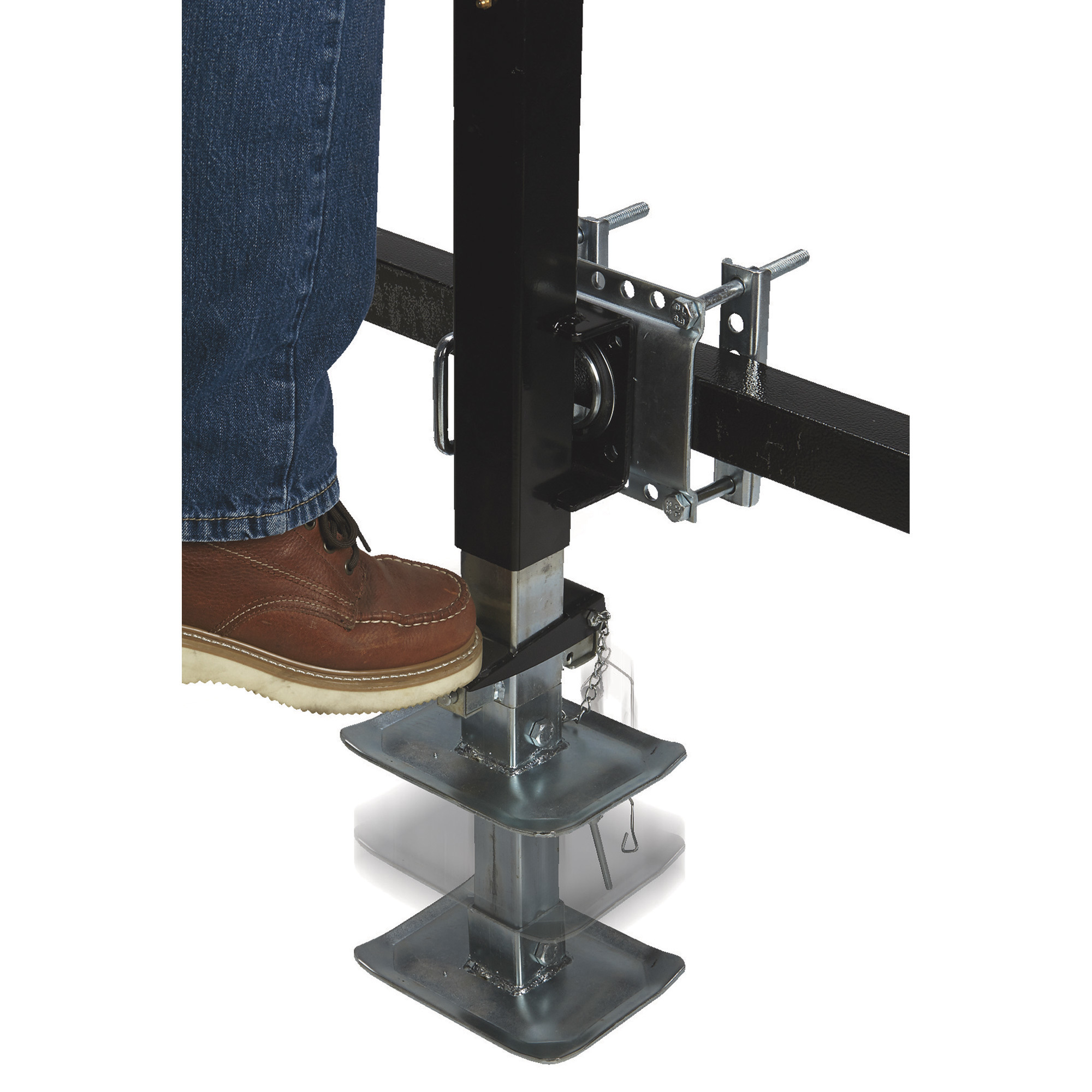 Ultra-Tow XTP Fast-Action Square Tube Trailer Jack, 2000-Lb