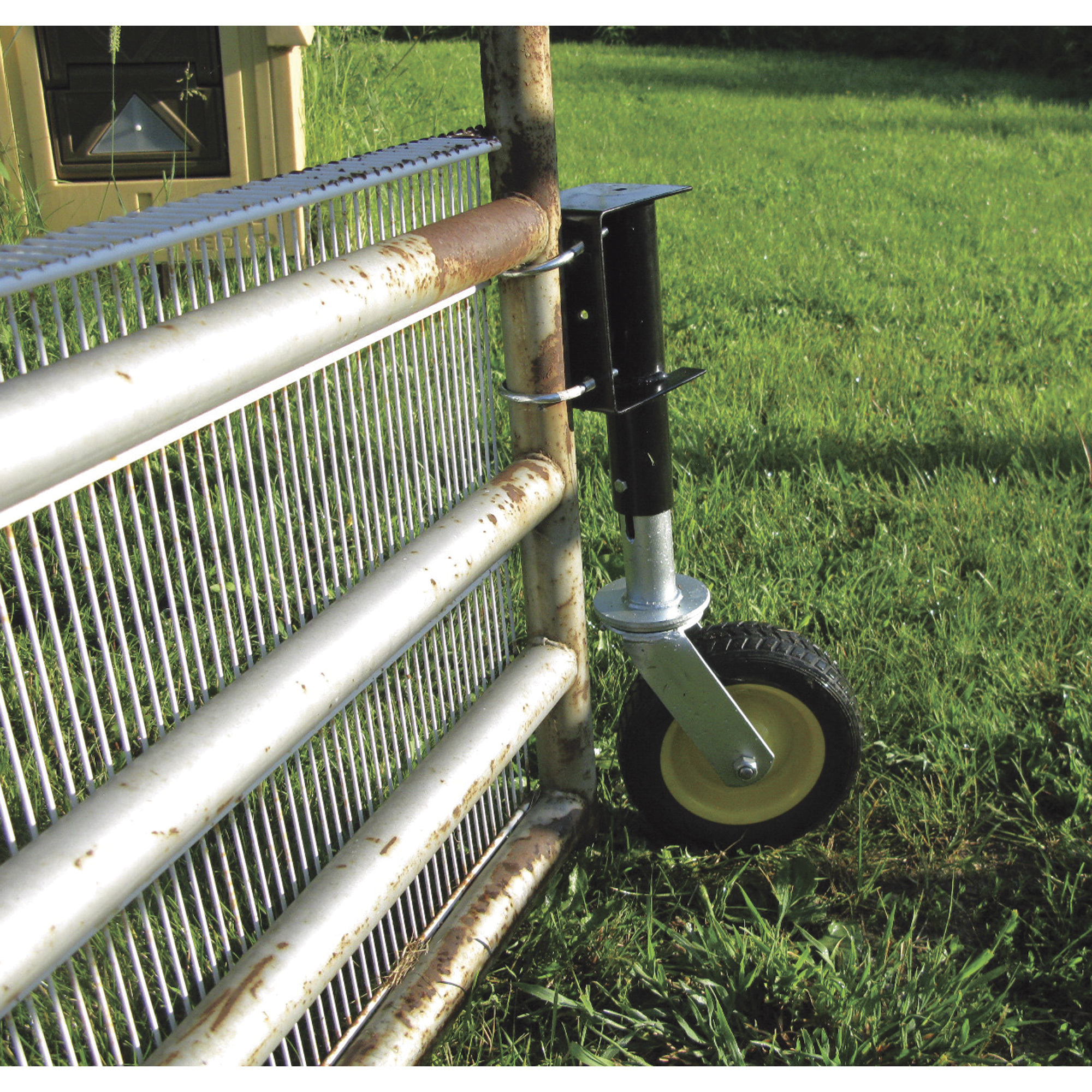 4 Season Supply Deluxe Gate Wheel with Suspension and Flat