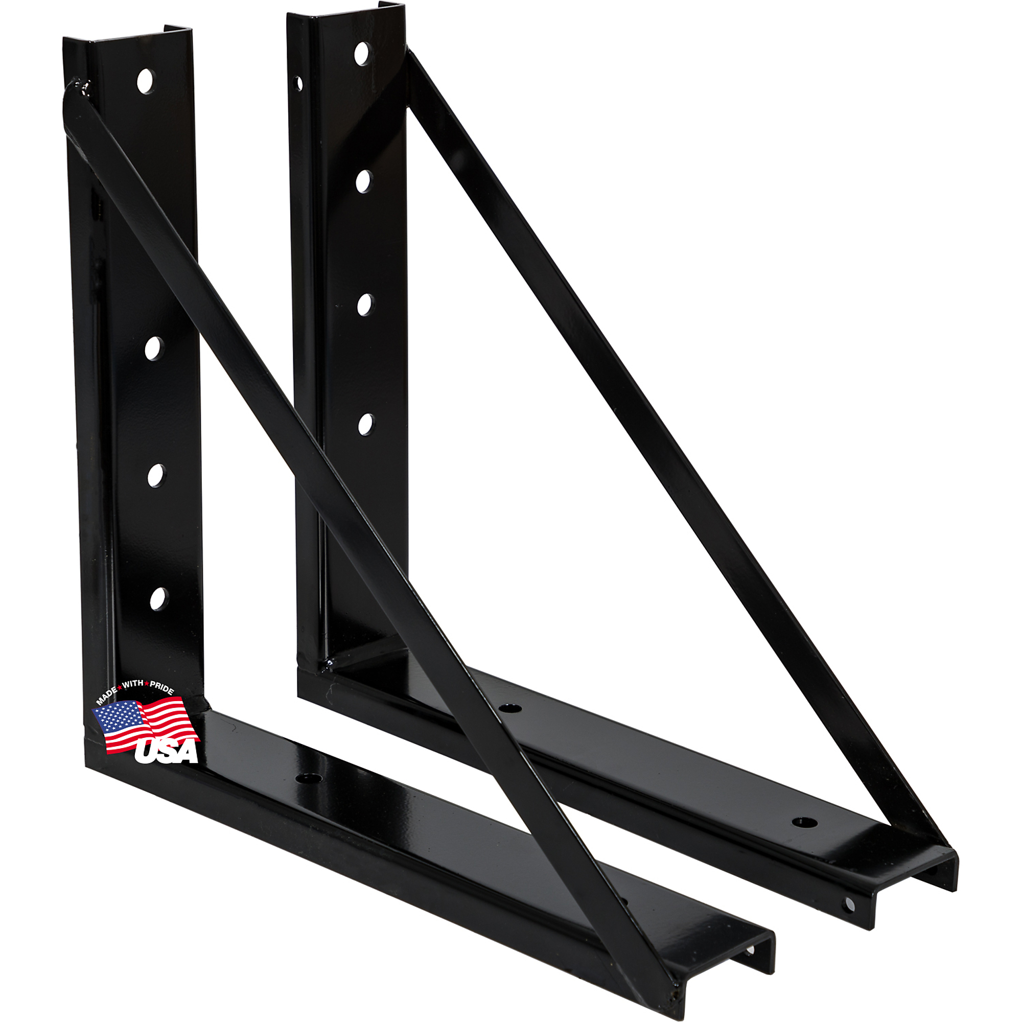 Buyers Products, Welded Mounting Brackets for Truck Tool Box, Product Length 18 in, Model# 1701006