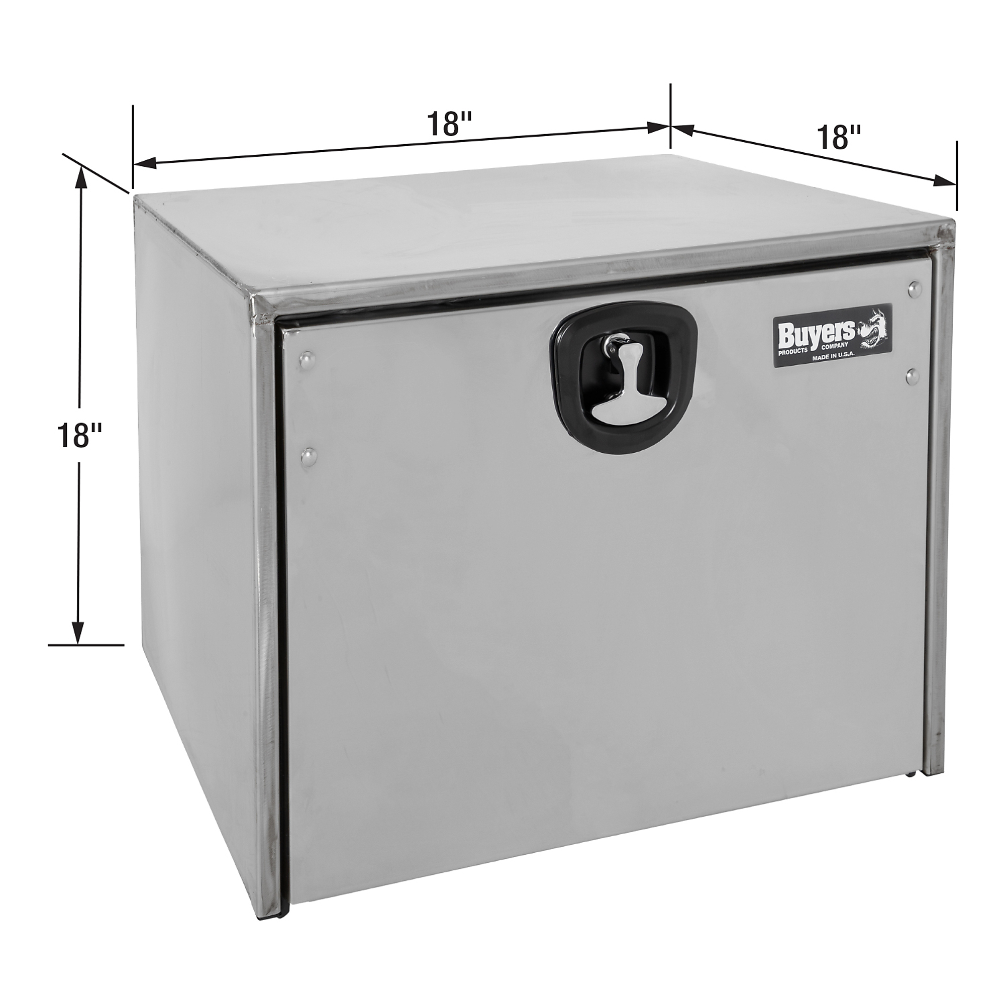 Buyers Products, Underbody Truck Box, Width 18 in, Body Material ...
