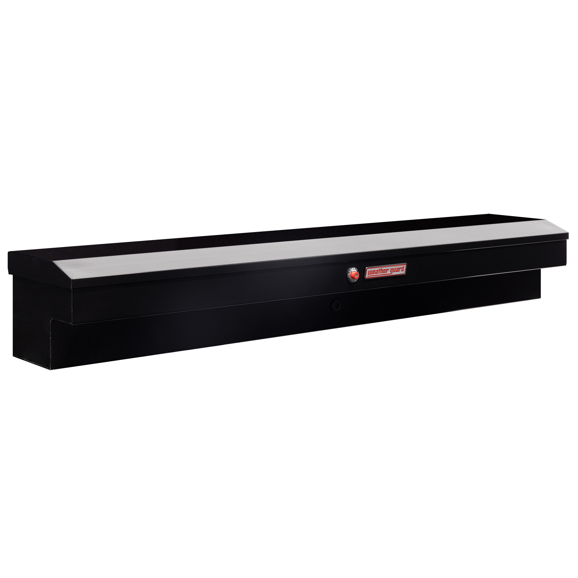 Weather Guard, 87.75in. Lo-Side Box, Width 87 in, Material Steel, Color Finish Glossy Black, Model# 165-5-03