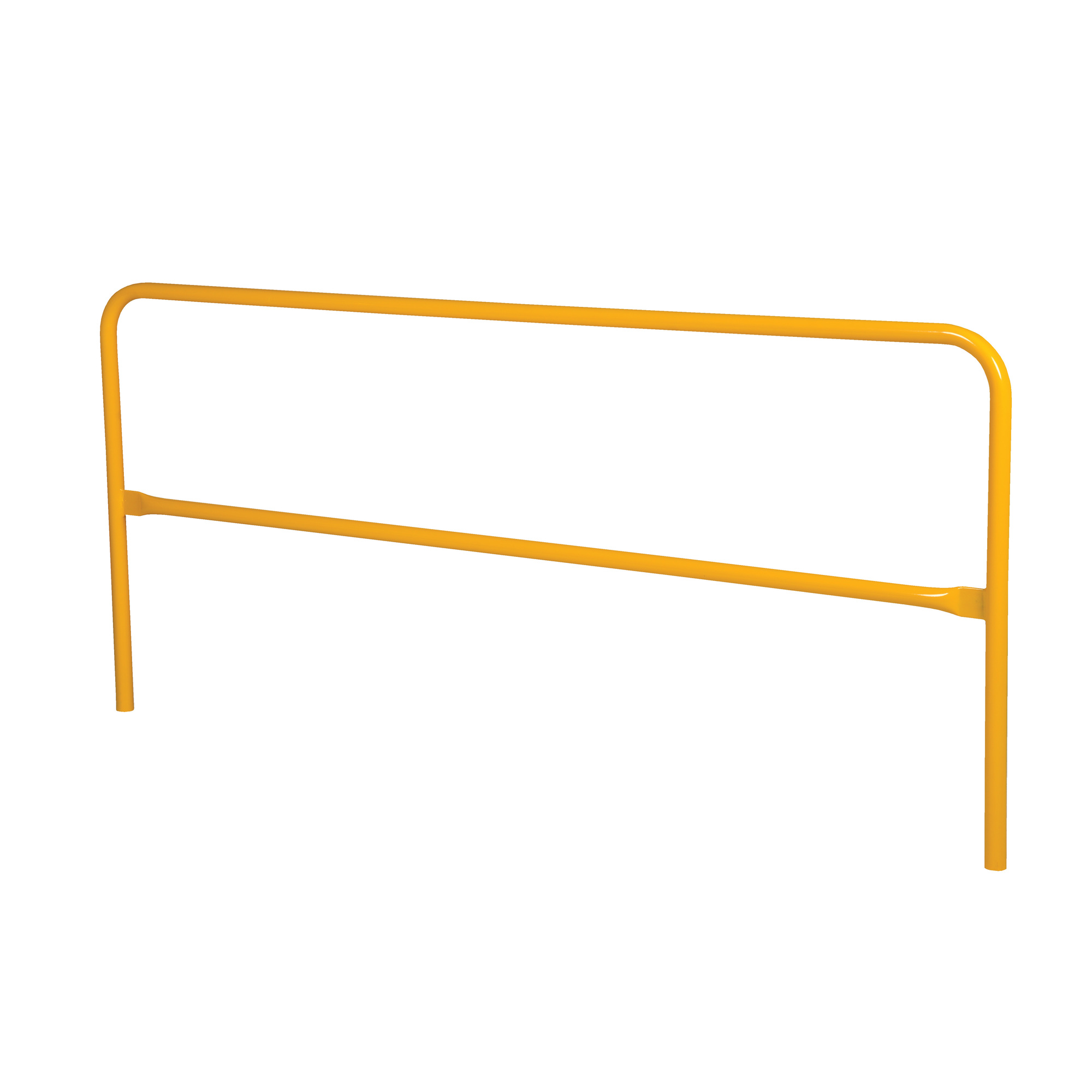 Vestil Steel Safety Railing 10 Ft. Length Yellow