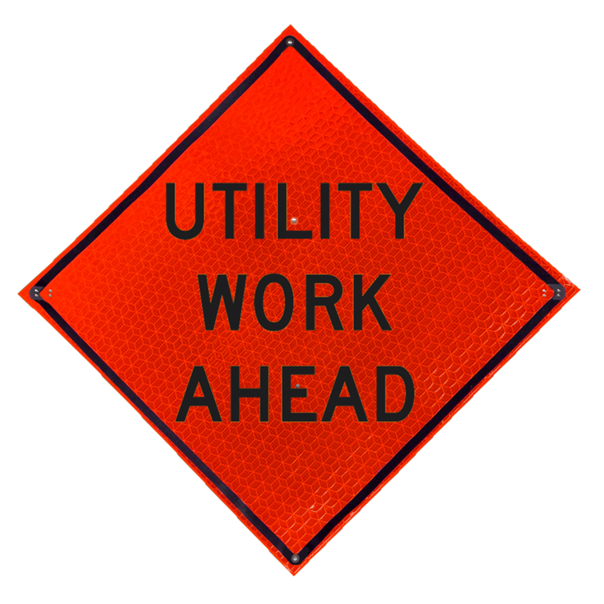 Eastern Metal, Marathon Roll-up Sign, Height 48 in, Width 48 in, Model# C-48-MARO-4LEX-UWA