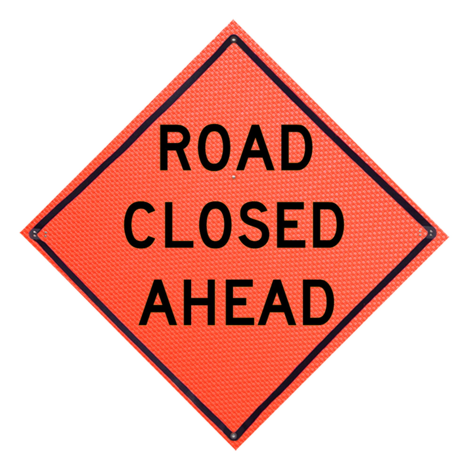 Eastern Metal, Mesh Roll-up Sign, Height 48 in, Width 48 in, Model# C-48-MO-4LEX-RCA