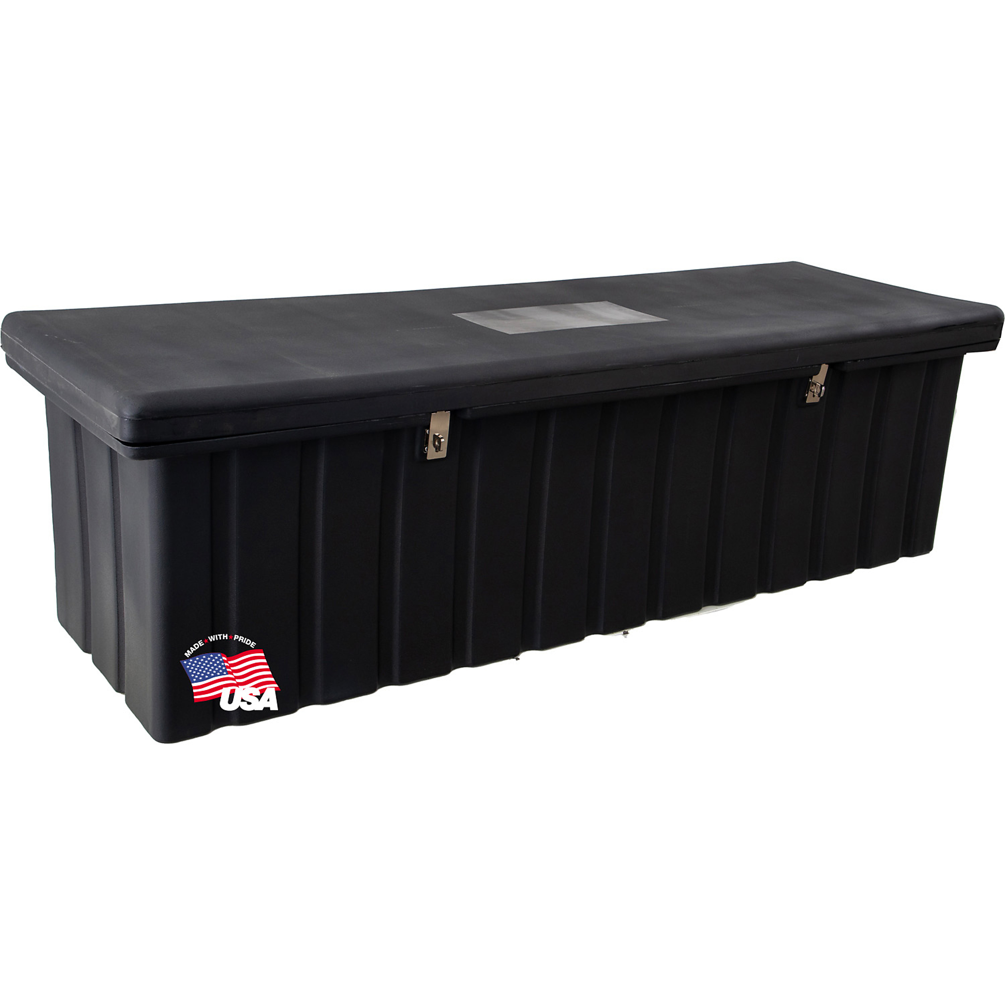 Buyers Products, 23Hx25Dx77W Inch Black Poly Multipurpose Chest, Width 77 in, Material Polyurethane, Color Finish Textured Matte Black, Model# 1712260
