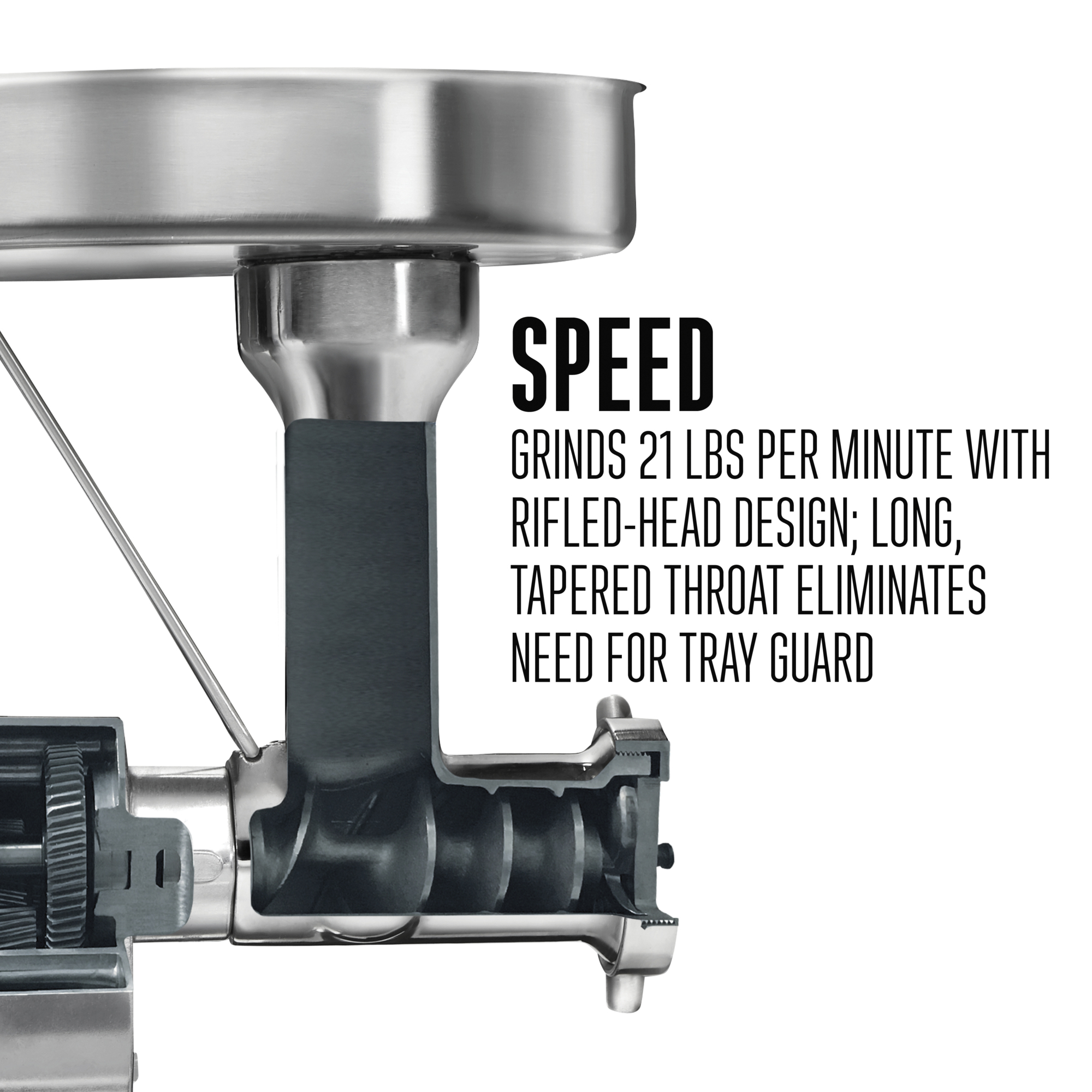 Weston Brand, Butcher Series 32 Meat Grinder 1.5 HP, Horsepower 1.5