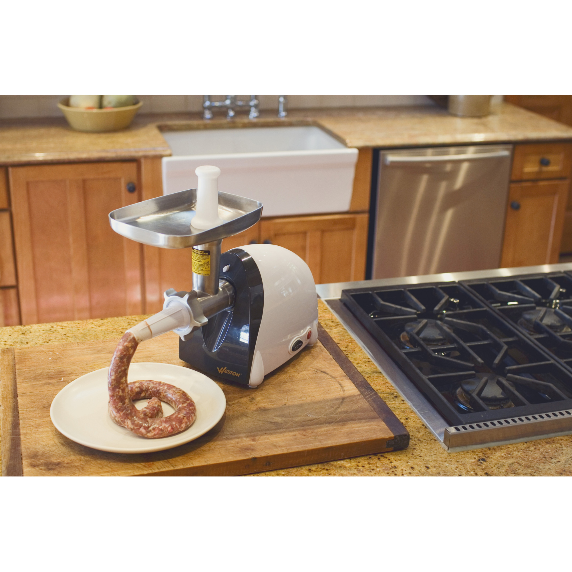 Weston Brand, 5 Electric Meat Grinder 500 watt, Power Type Corded, Model 820301W