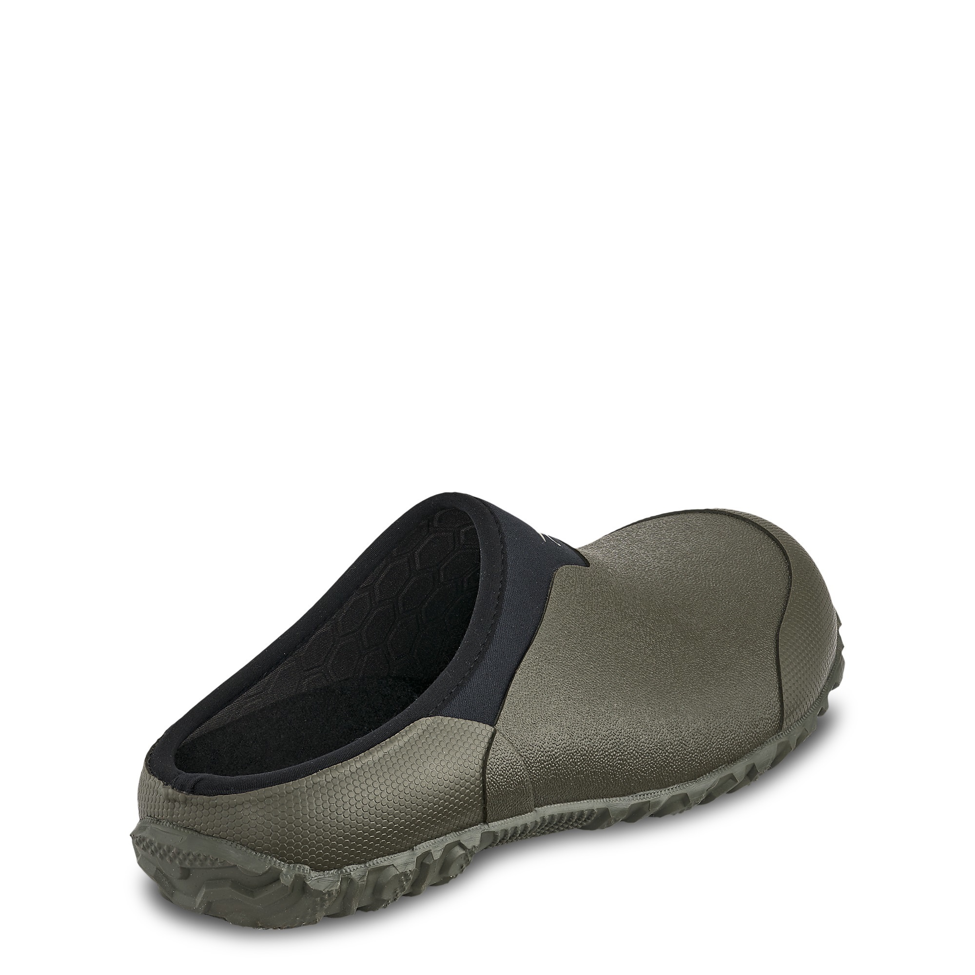 Irish Setter Mudpaw Unisex SlipOn Rubber Waterproof Shoe, Size 13, Width Wide, Color Gray