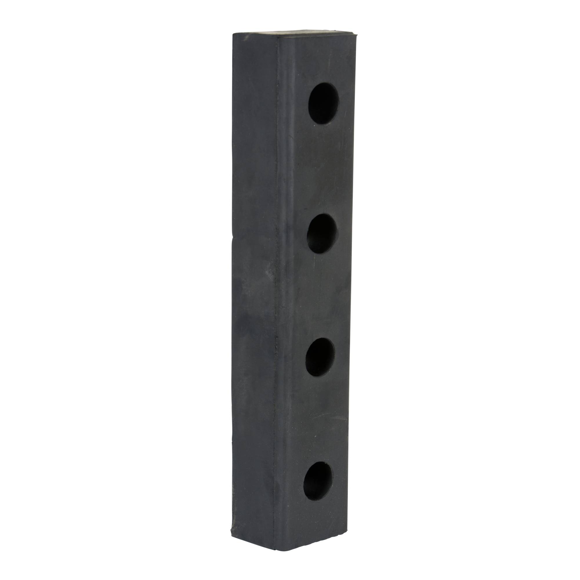 Vestil Molded Rubber Bumper - 20in. Length, Fiber Reinforced, High Impact Resistance, Model# DBE-20-1