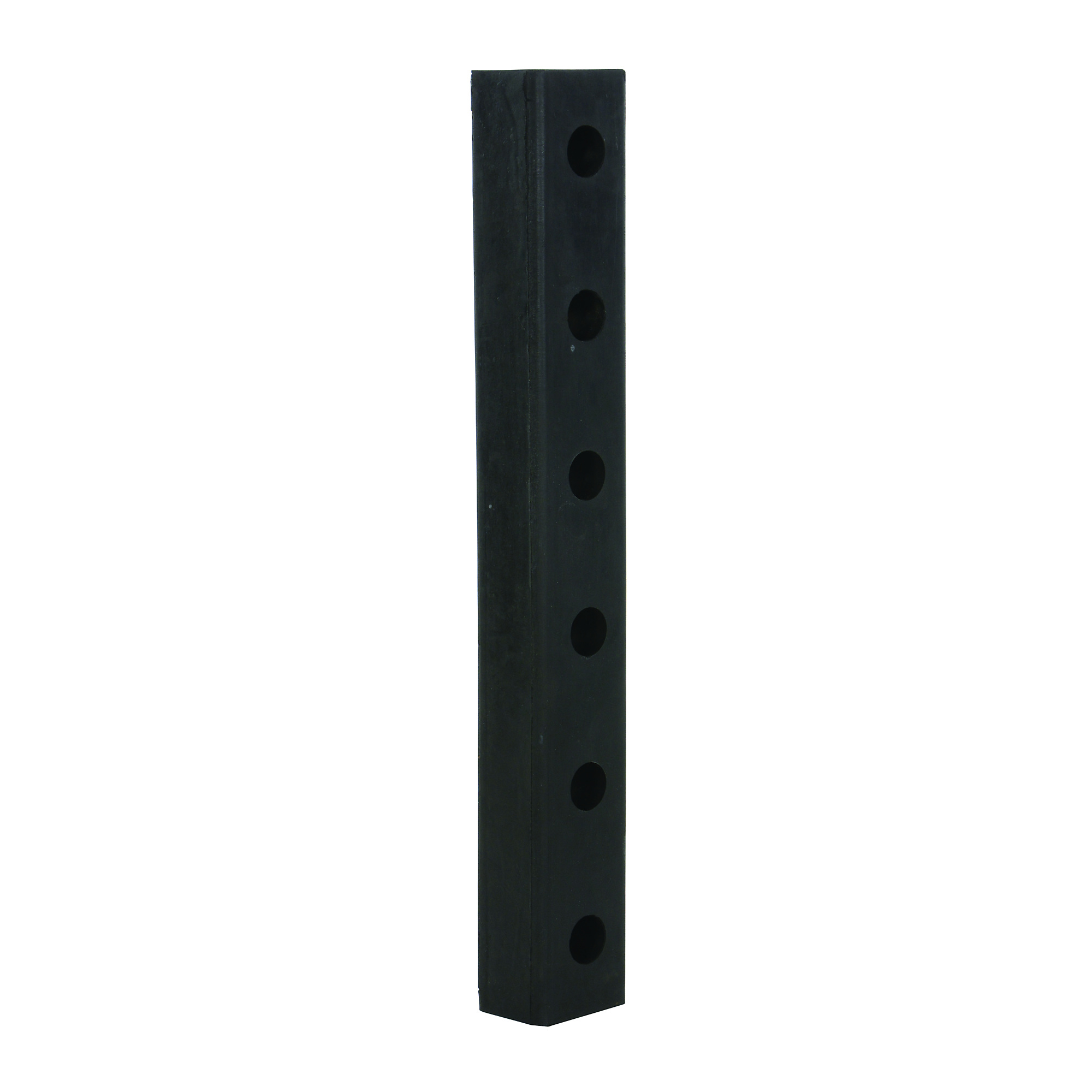 Vestil Molded Rubber Bumper - 30in. Length, Fiber Reinforced, High Impact Resistance, Model# DBE-30-1