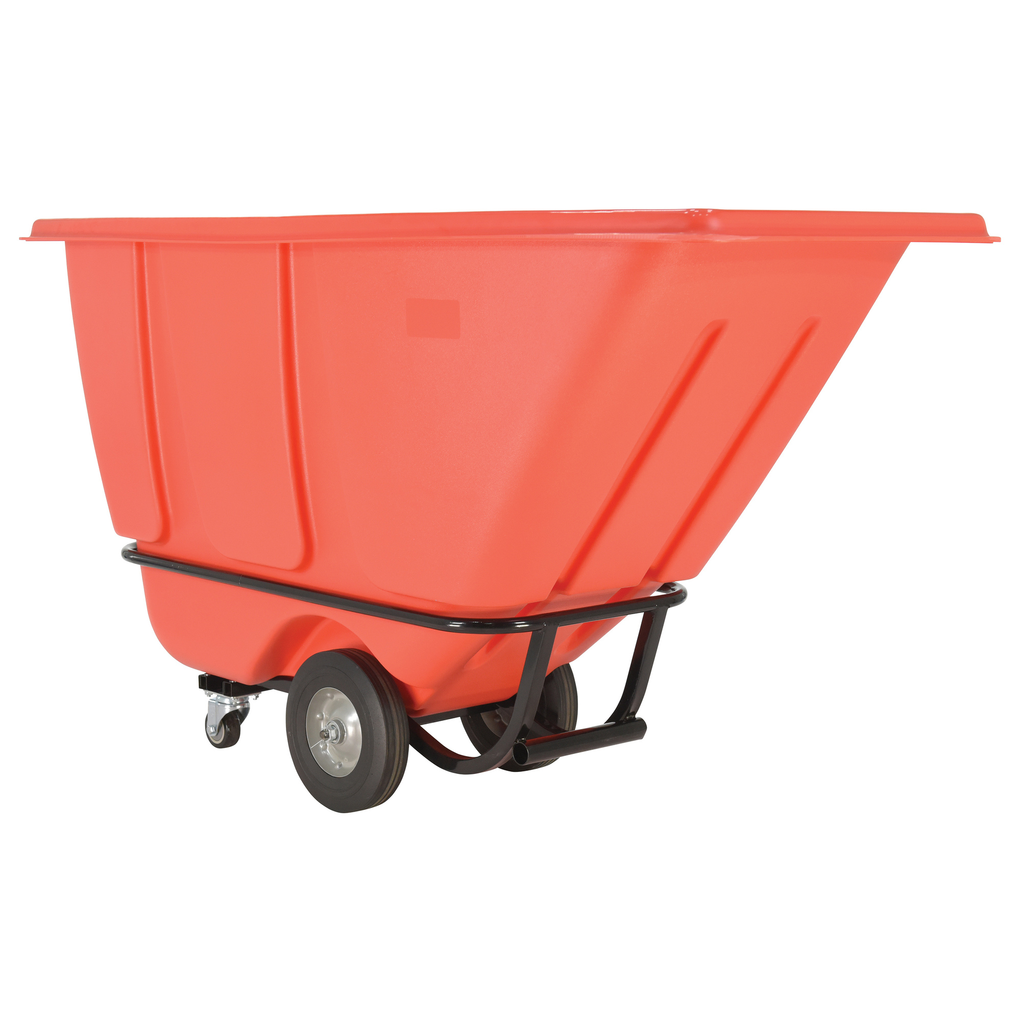 Vestil .5 CU YD MD Tilt Truck .85K Red, Capacity 850 lb, Color Red, Material Plastic, Model# TDT-50-MD-RED