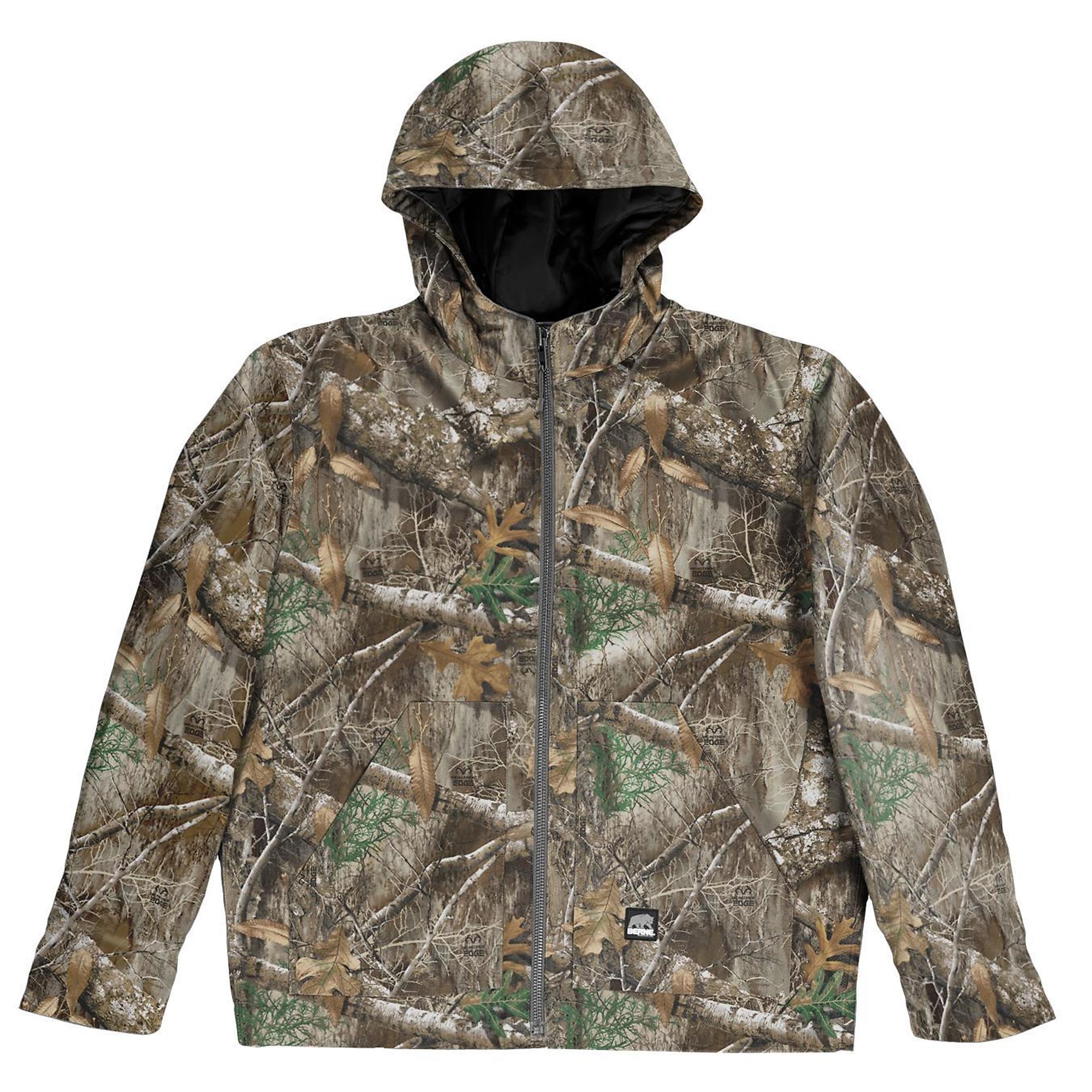 Berne Men's Realtree Edge Camouflage Insulated Hooded Jacket at