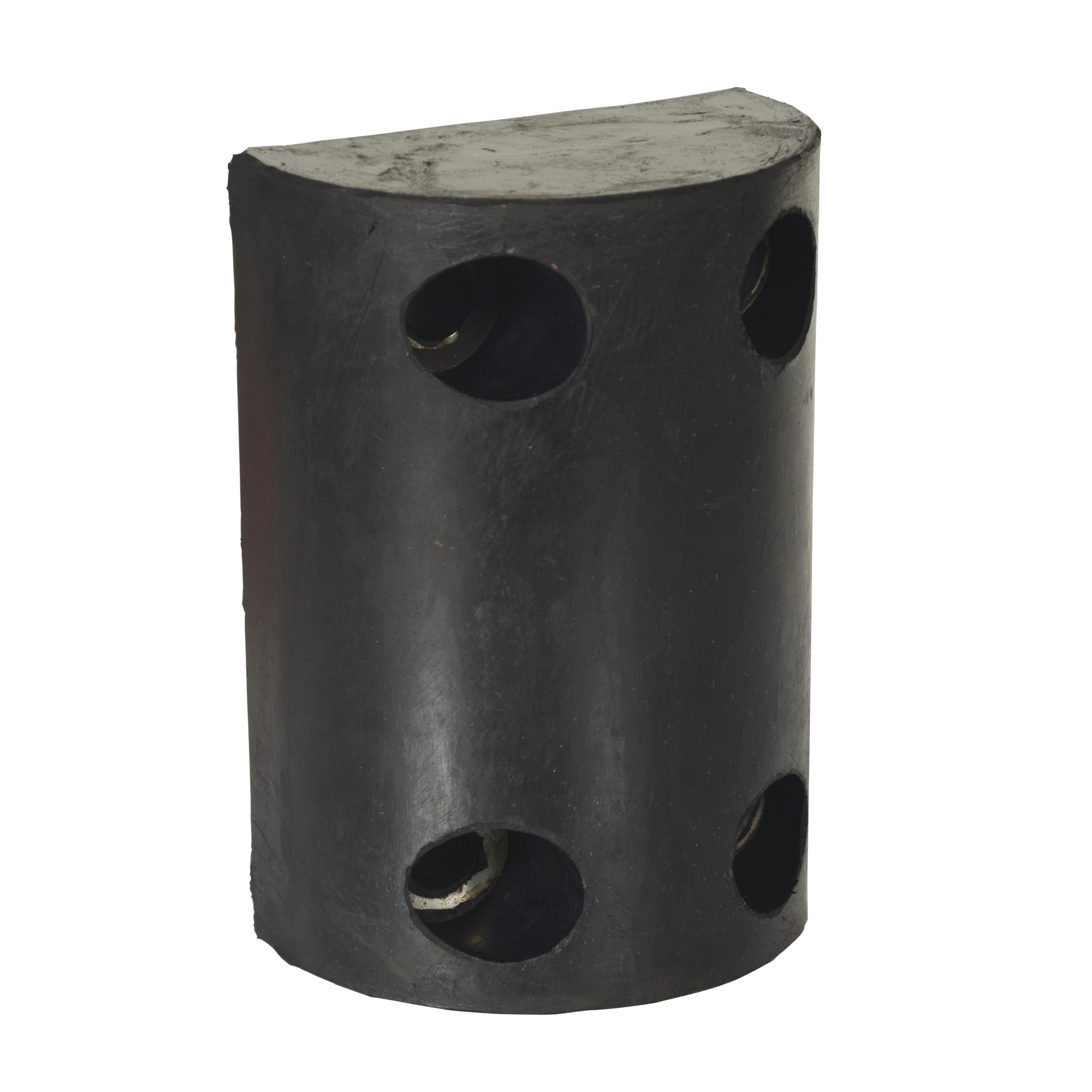 Vestil Rubber Trailer Crane Bumper - 7.625in. Length, Black, Model# TB-90