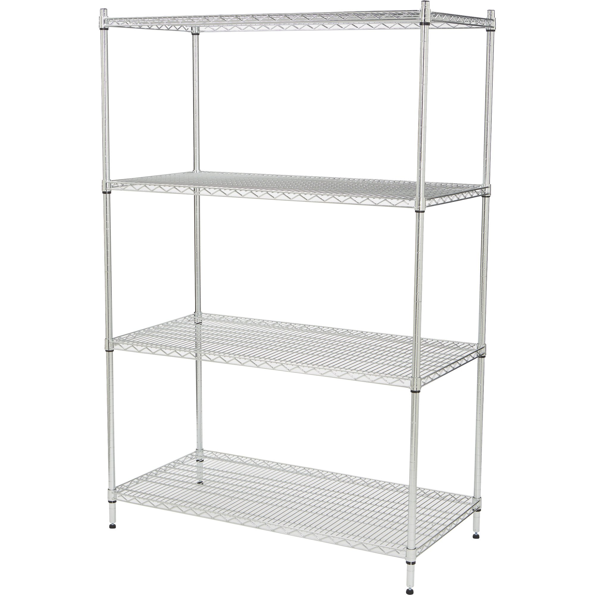 Strongway Heavy-Duty Wire Shelving System — 4 Shelves, 800-Lb. Capacity ...