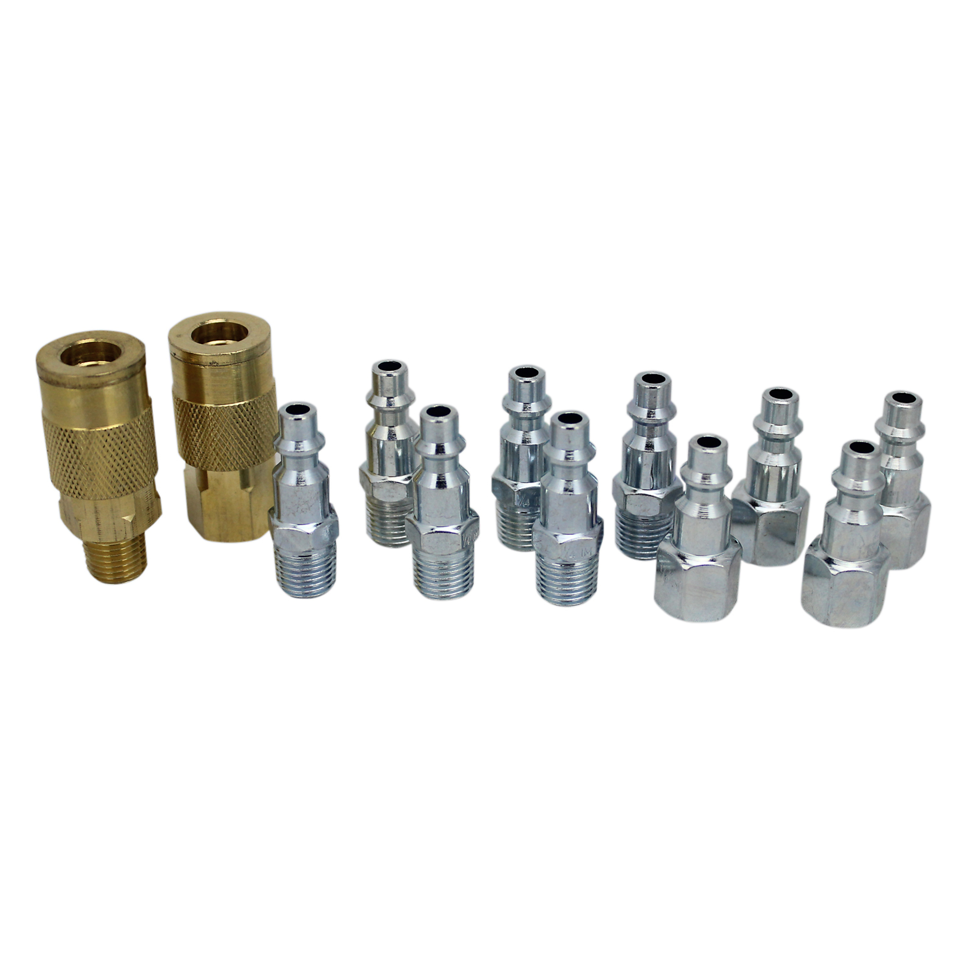 Milton Exelair 12 Piece M-Style Coupler and Plug Kit, 300 PSI, Model# EX0312MKIT