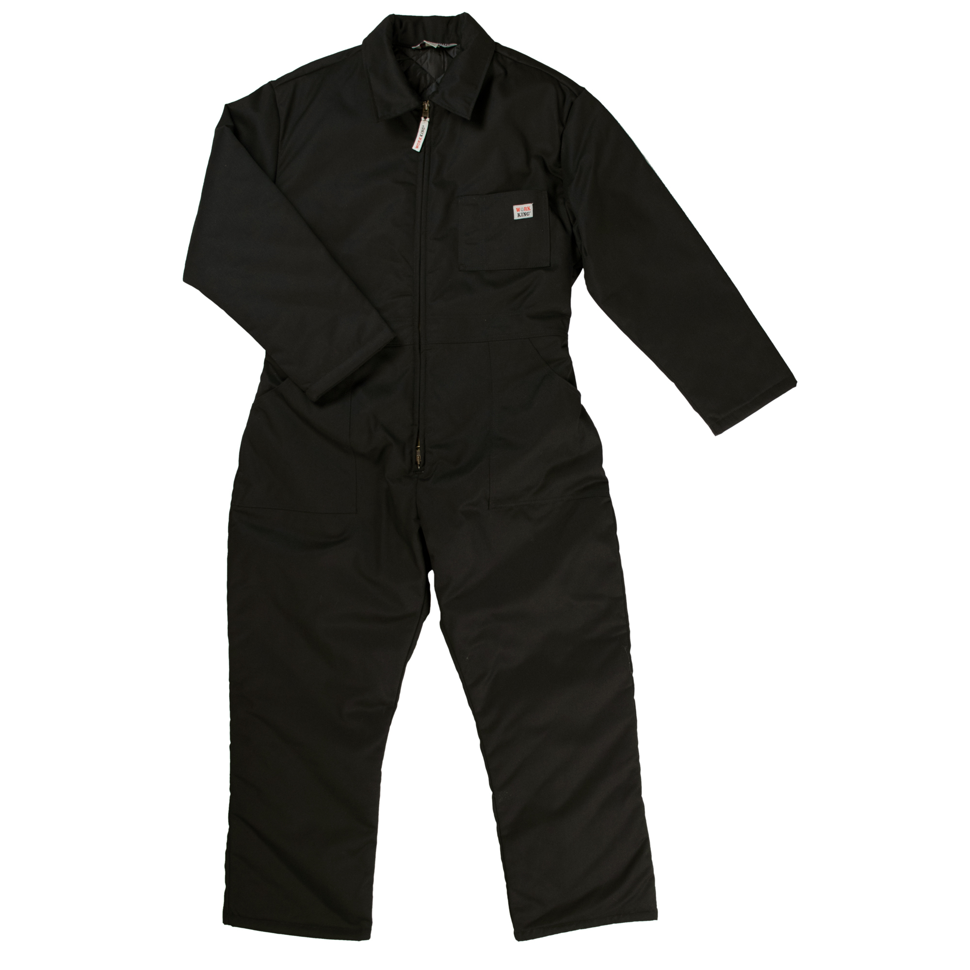 Tough Duck, Insulated Coverall, Size L, Color Black, Model# 712111
