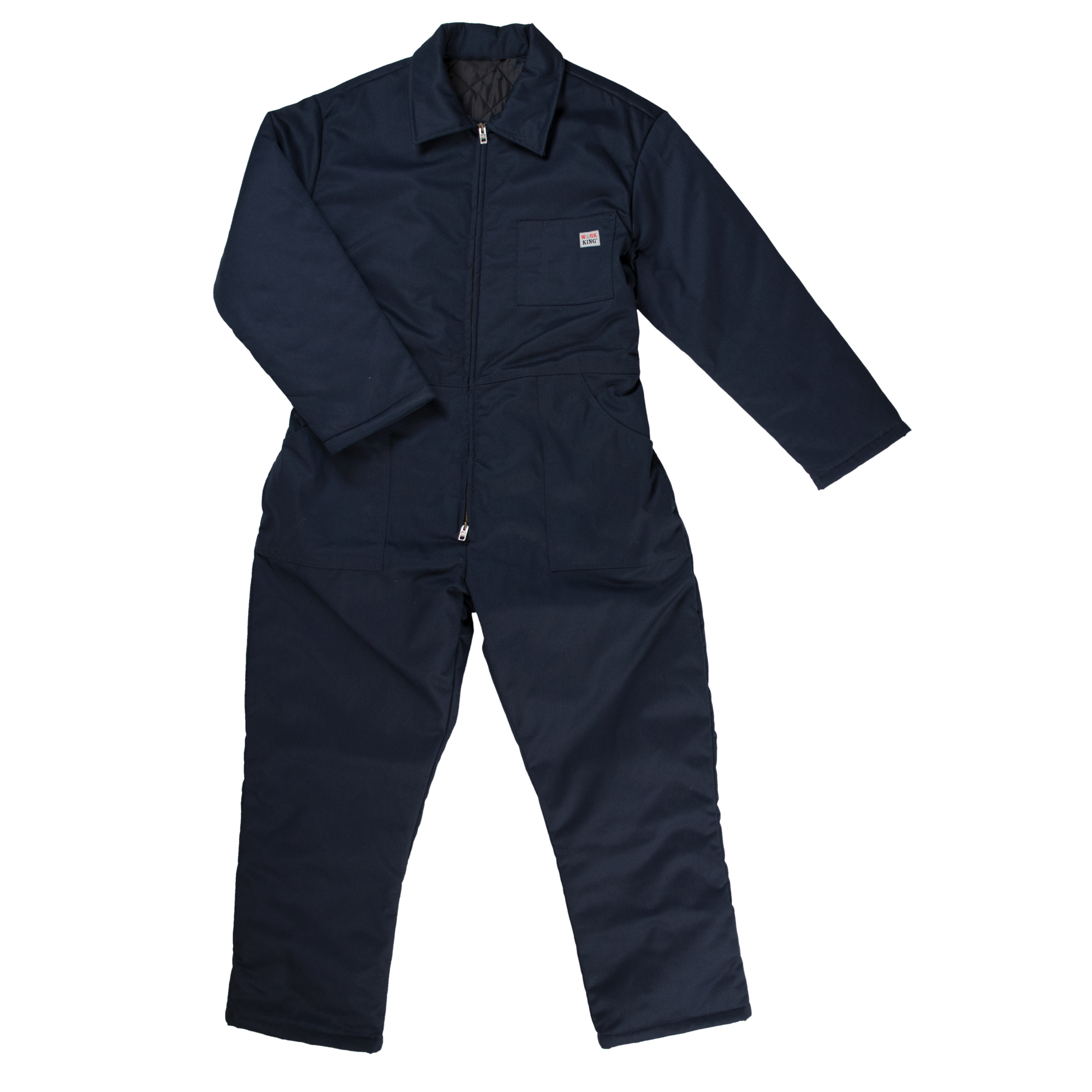 Tough Duck, Insulated Coverall, Size M, Color Navy, Model# 712111