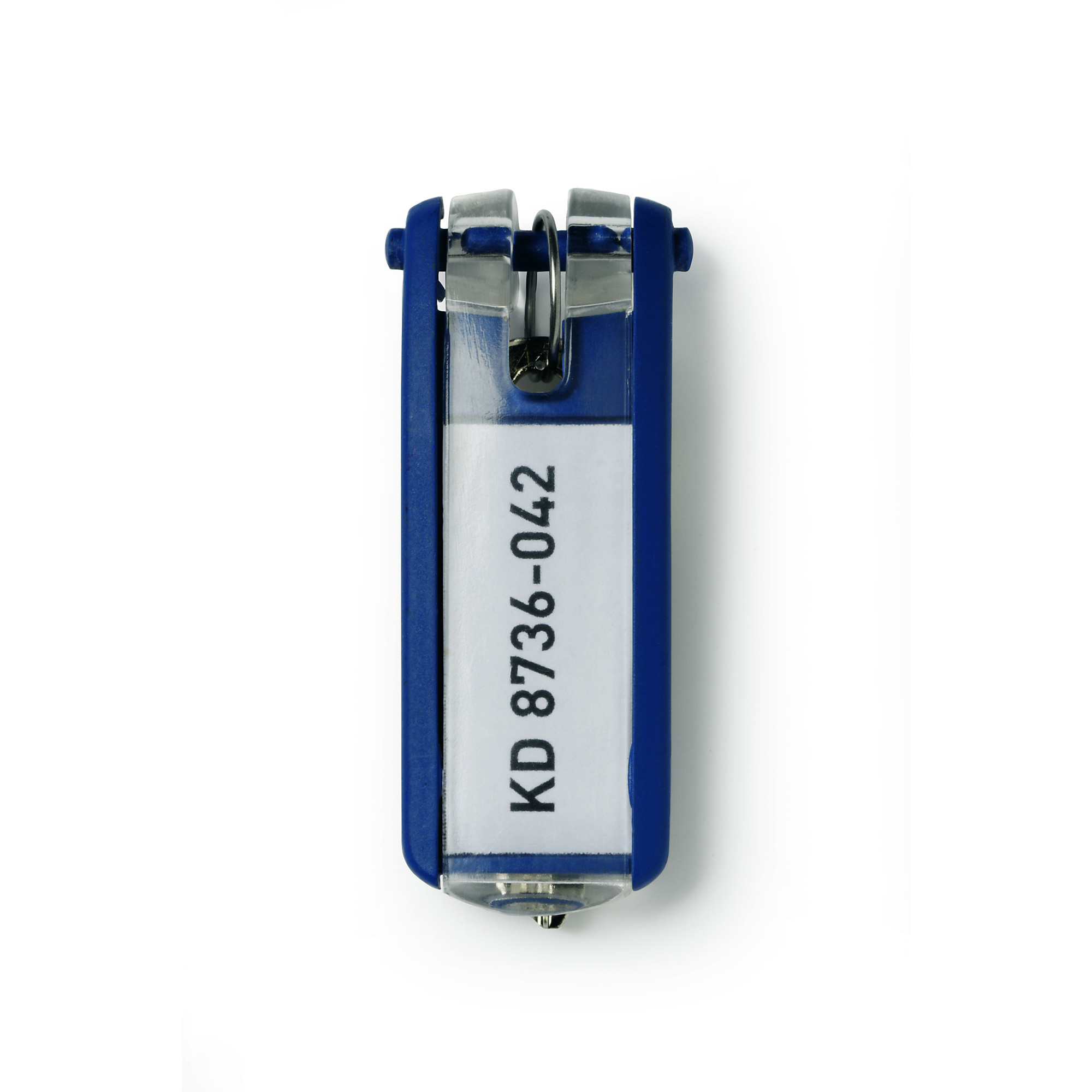 Durable, Key Tags, Dark Blue - 6 pack, Key Capacity 0 Width 0.25 in, Height 8.5 in, Model# 195707