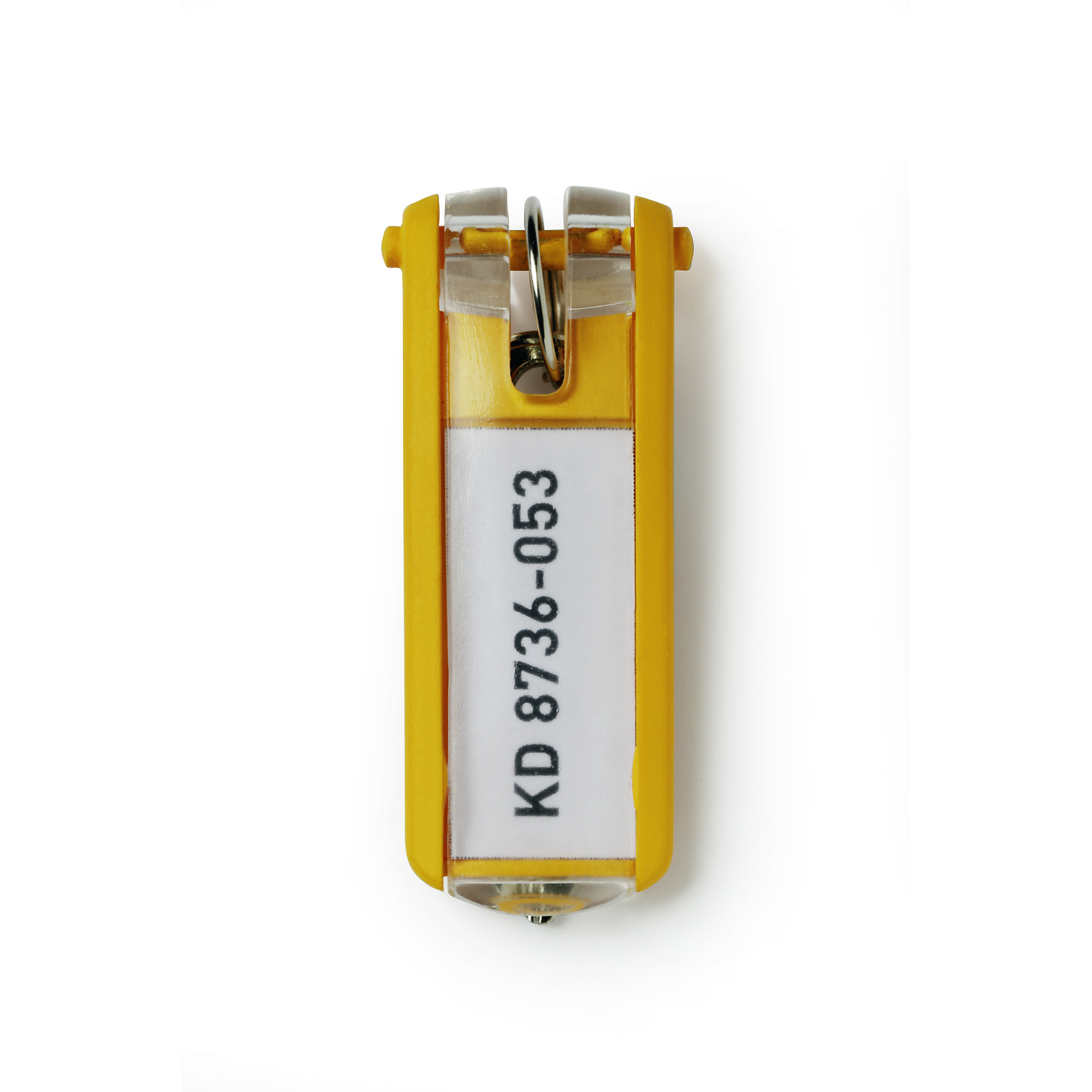 Durable, Key Tags, Yellow - 6 pack, Key Capacity 0 Width 0.25 in, Height 8.5 in, Model# 195704