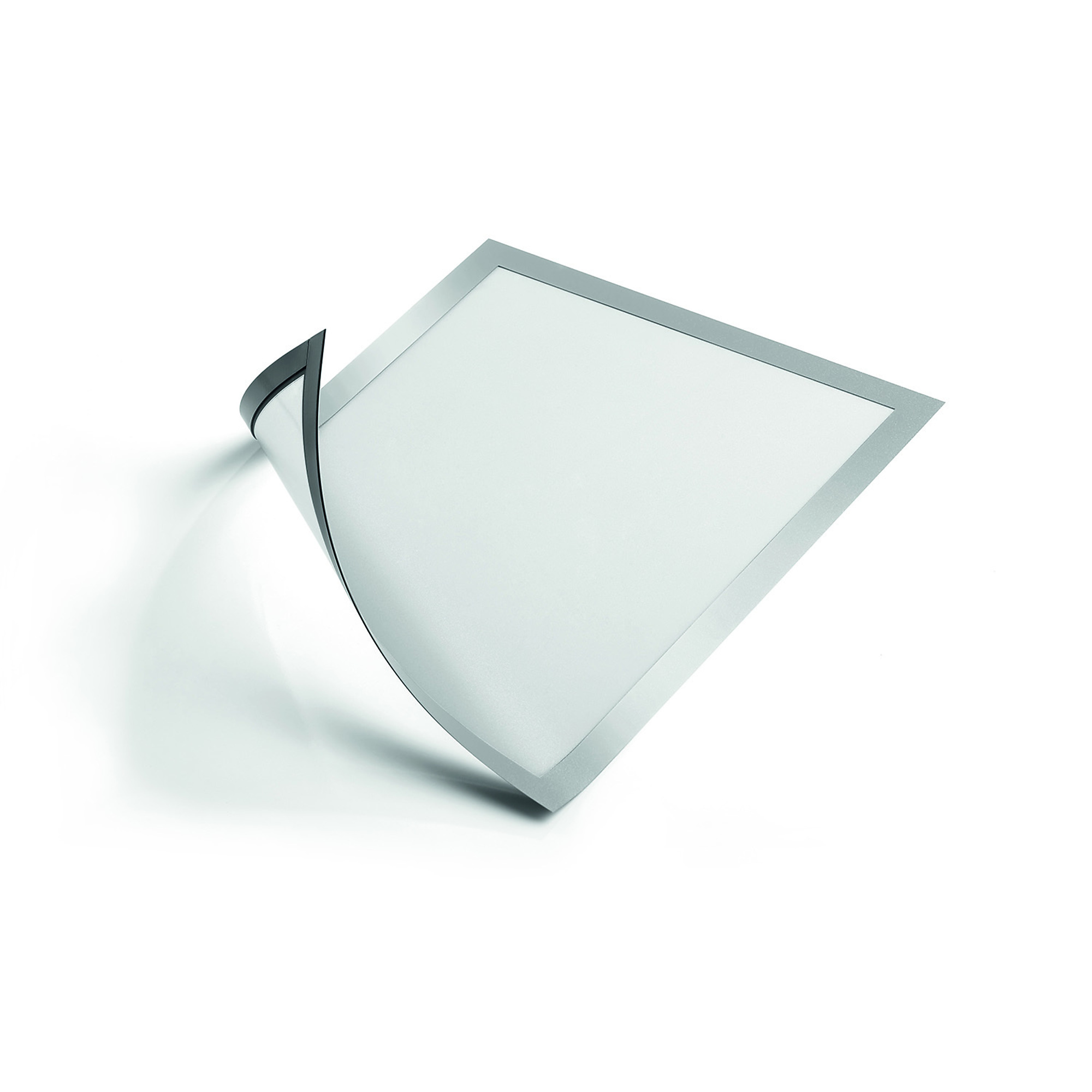 Durable DURAFRAME 10 Magnetic Sign Holder, Letter Size, Silver, Model# 477123