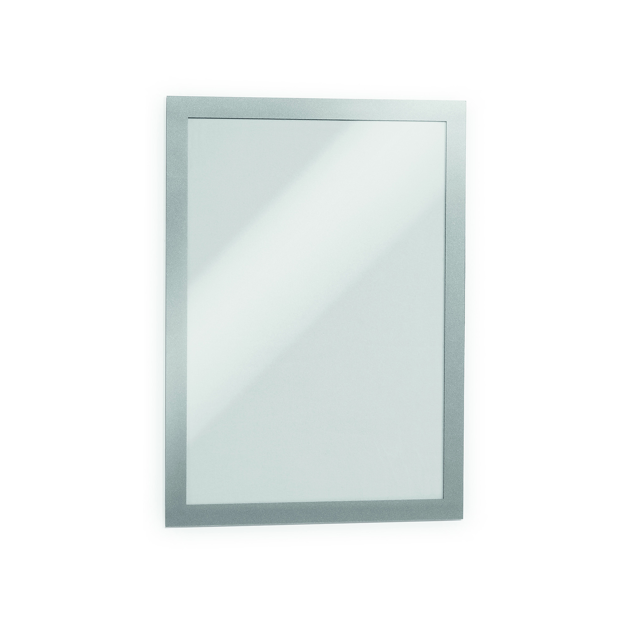 Durable, DURAFRAME Self-Adhesive, Letter Silver - 2 pk, Color Finish Silver, Model# 476823