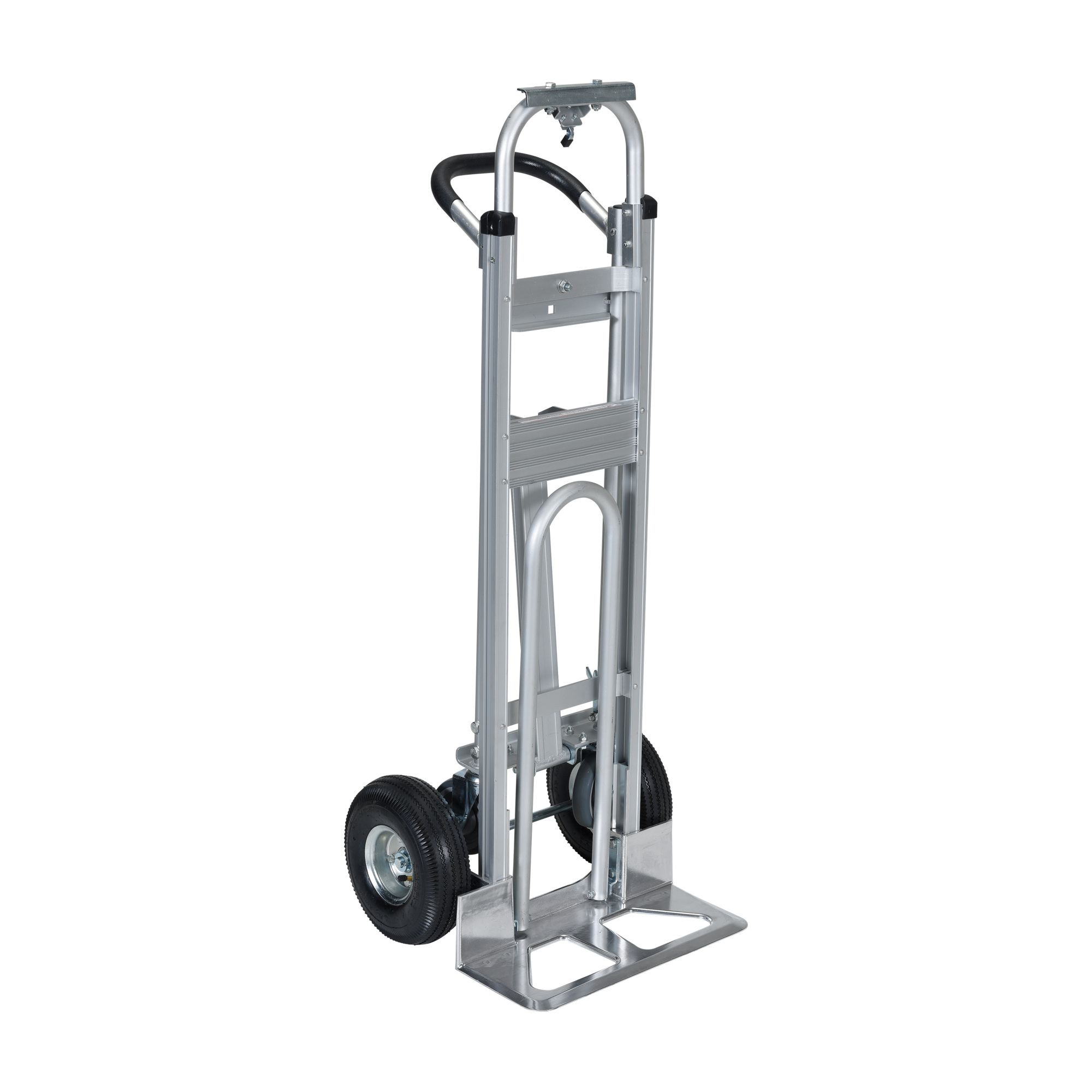 Vestil 3-in-1 Convertible Hand Truck - 51.5in. Height, 500-Lb. Capacity, Aluminum, Model# ALUM-3-CONV