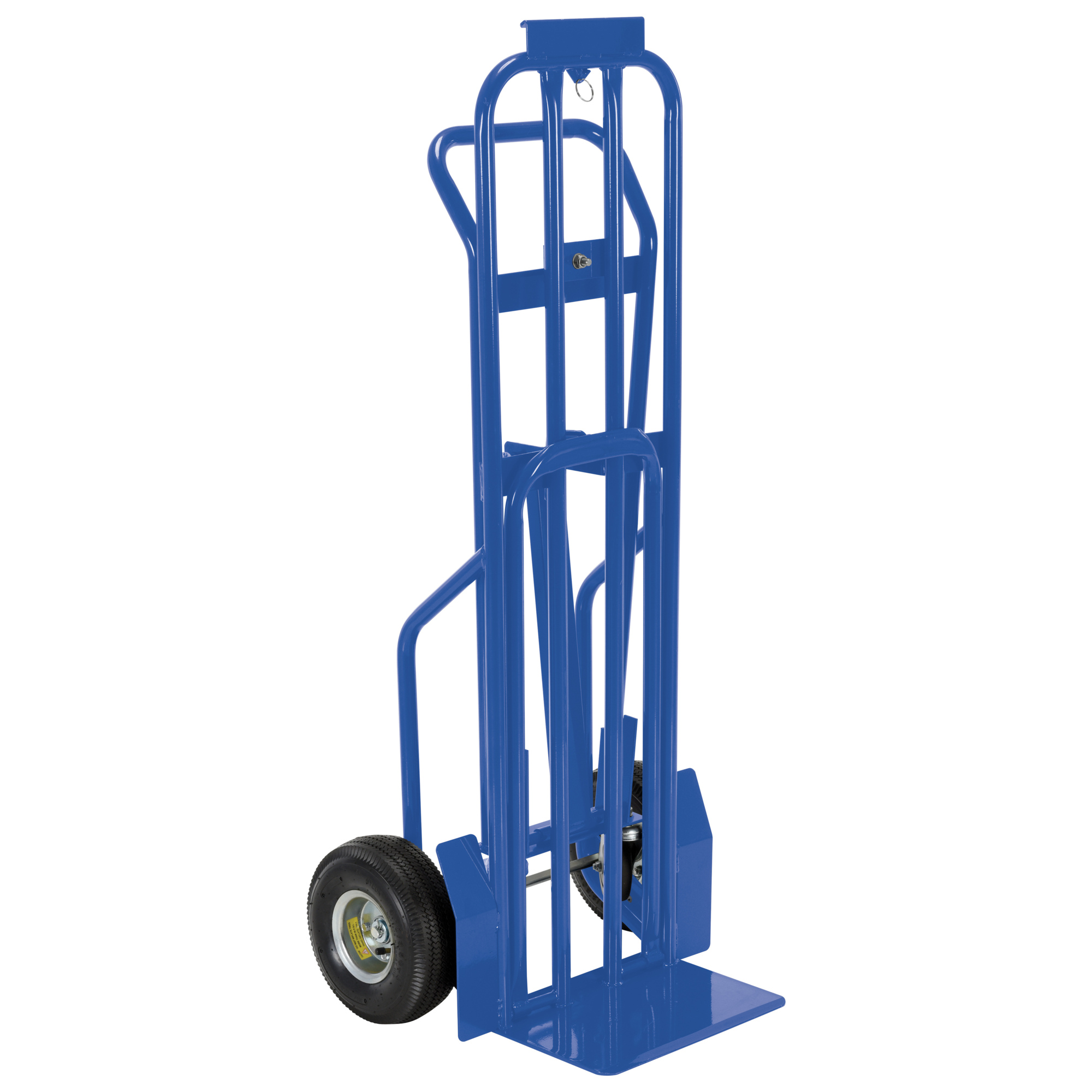 Vestil Four-Wheel Hand Truck - 51.75in. Height, 600-Lb. Capacity, Steel, Model# TWC-600-DLX