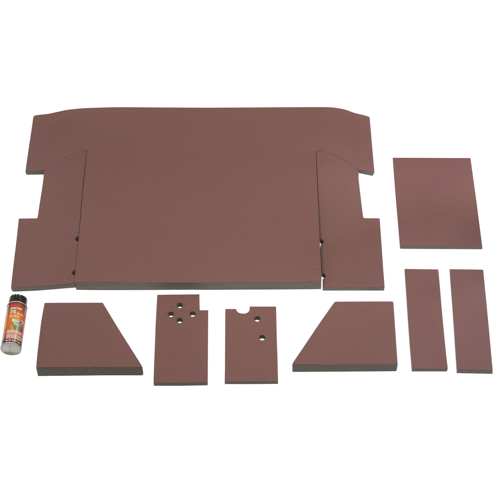 K & M, IH 86 CAB FOAM KIT - BURGUNDY, Model# 4132