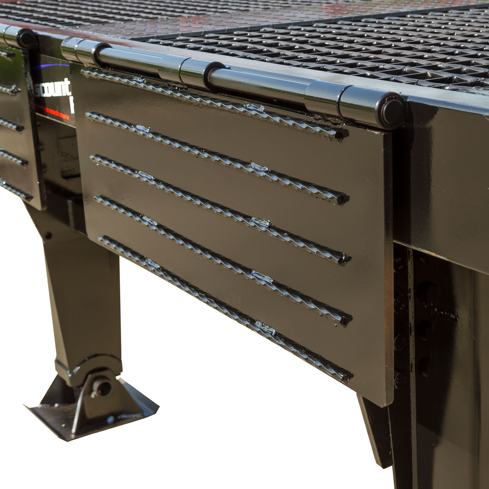 Discount Ramps, 8ft. 7in. L Steel Yard Ramp Platform w/ 22000 lb Cap ...