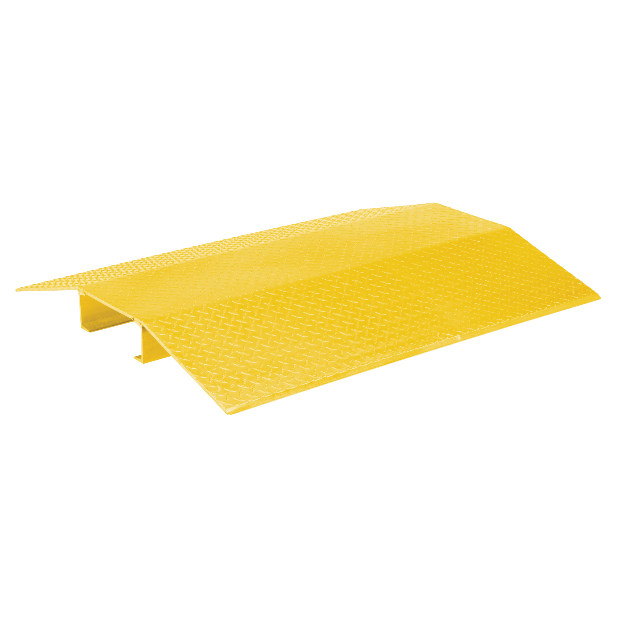 Vestil Fabricated Aluminum Hose and Cable Crossovers 48 In. x 40 In. 2000 Lb. Capacity Yellow