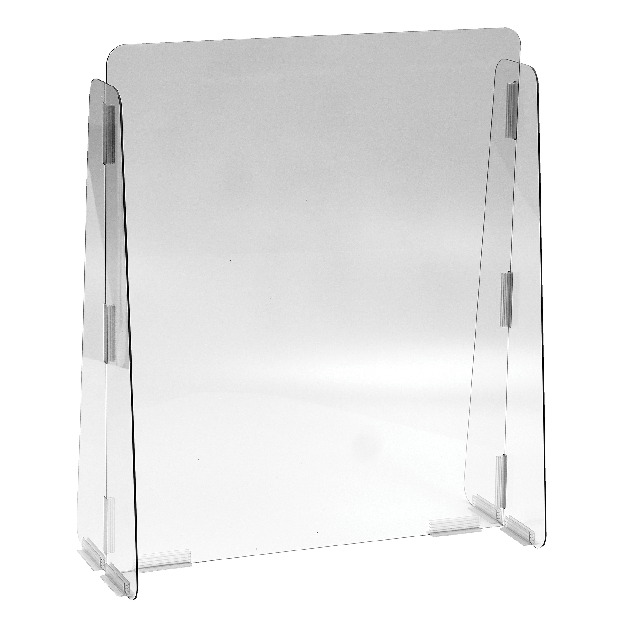 Vestil, Cashier Guard 23x28 1/8in. Polycarbonate Solid Panel, Material Polycarbonate, Height 28 in, Width 23 in, Model# CG1-PA-AA-07