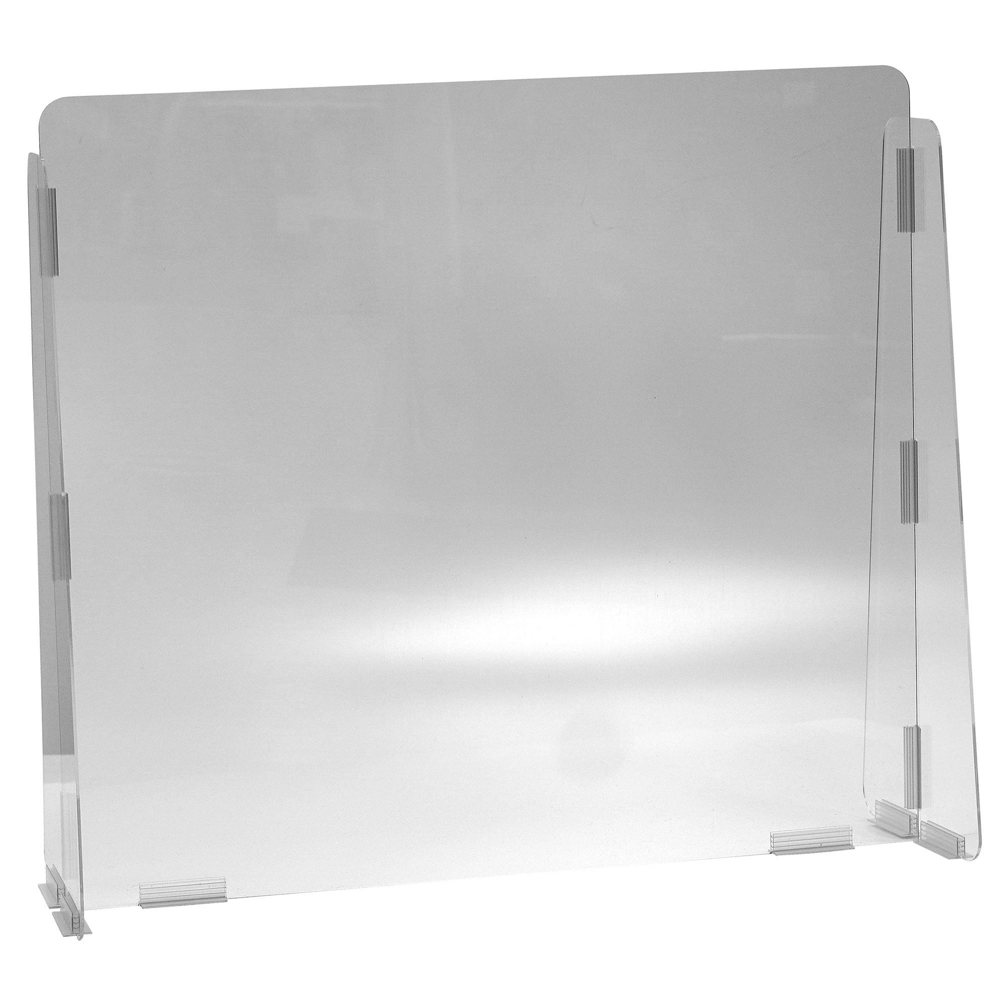 Vestil, Cashier Guard 31x28 1/8in. Polycarbonate Solid Panel, Material Polycarbonate, Height 28 in, Width 31 in, Model# CG1-PB-AA-01