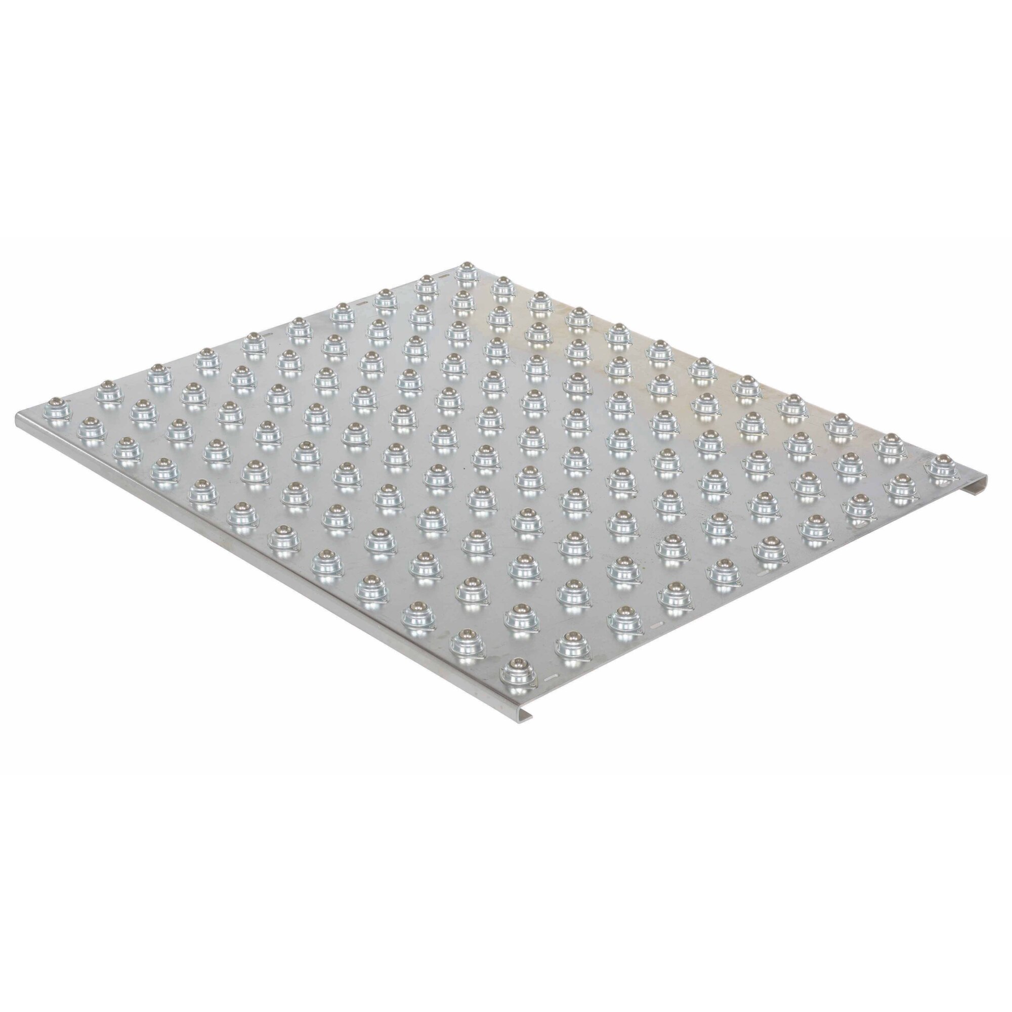 Vestil Chrome Transfer Platform - 40in. x 48in., 4.75in. Conveyor Length, Model# BALL-4048