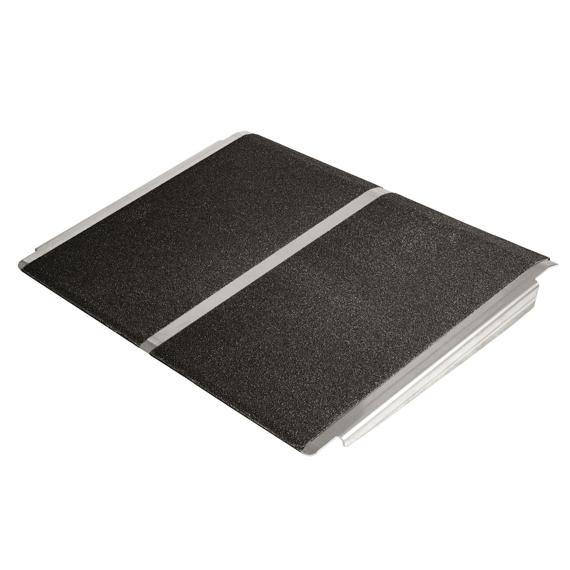 Silver Spring Aluminum Solid Threshold Ramp - 24in. x 32in., 600-Lb. Capacity, High-Traction Surface, Model# SSTP2432