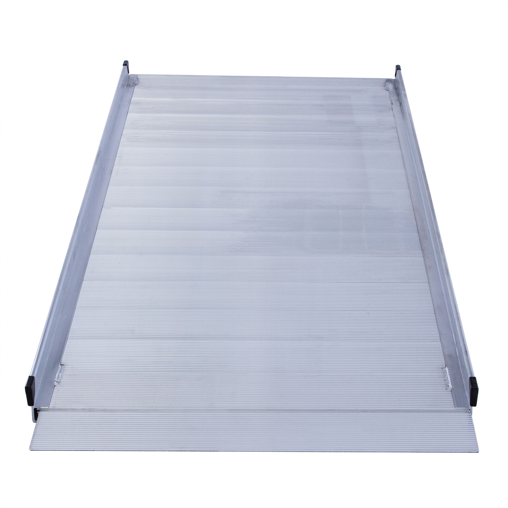 Silver Spring Solid Surface Ramp - 3ft. Length, 30in. Width, 850-Lb. Capacity, Aluminum, Slip-Resistant, Model# SSG-03