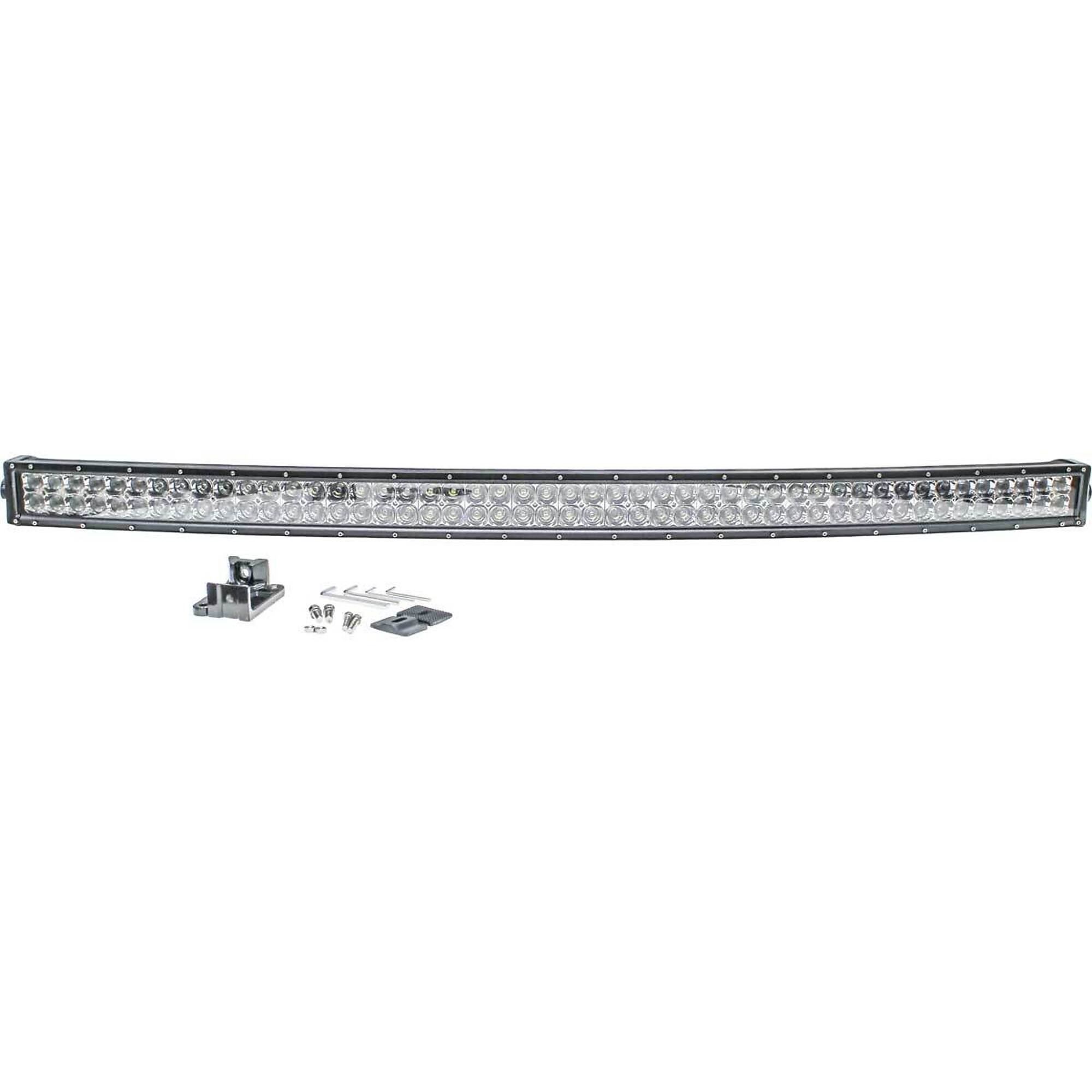 Tiger Lights Curved Double Row LED Light Bar - 50in., Clear Lens, 21,000 Lumens, 288 Watts, Model# TLB450C-CURV