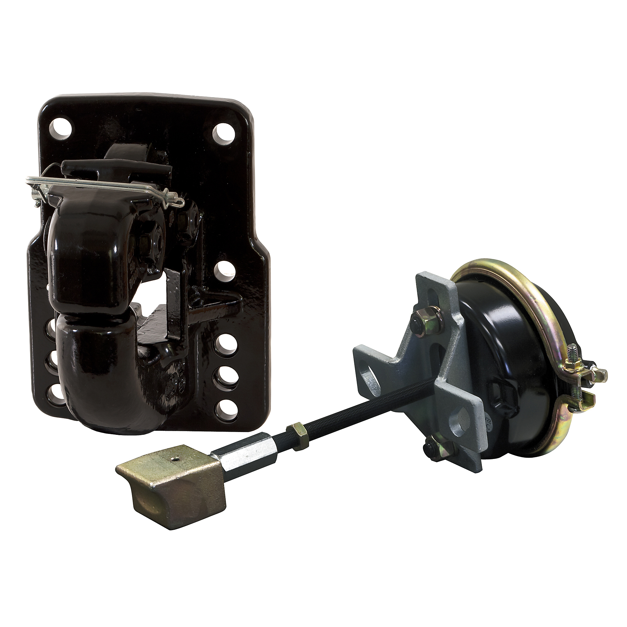 Buyers Products, 50 Ton Air Cushion Pintle Hook Ball Trailer Hitch Mount, Model# PH55AC