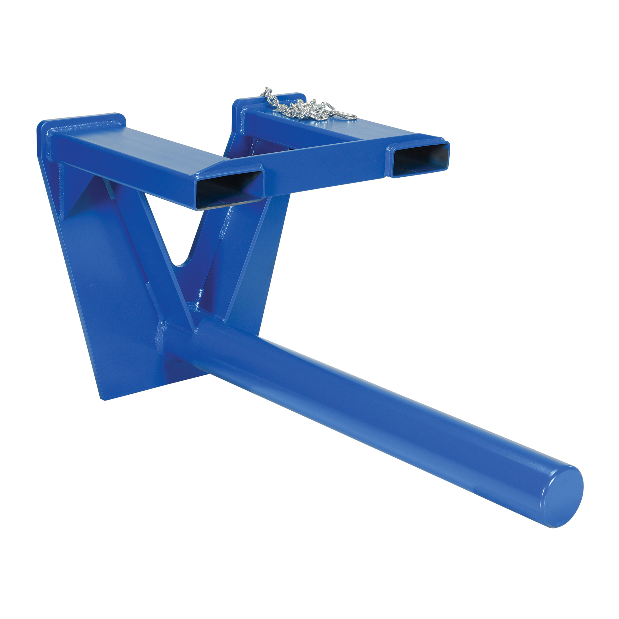 Vestil Fork-Mounted Steel Coil Lifter - 5500 Lb. Capacity, 48in. Pole Length, 5.625in. Diameter, Model# CCF-48-5