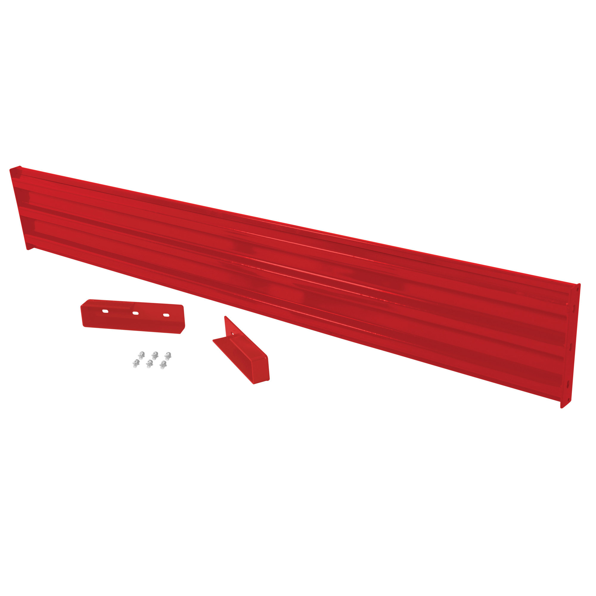 Vestil 3-Ribbed Drop-In Style Guard Rail - 113.875in. Length, High ...